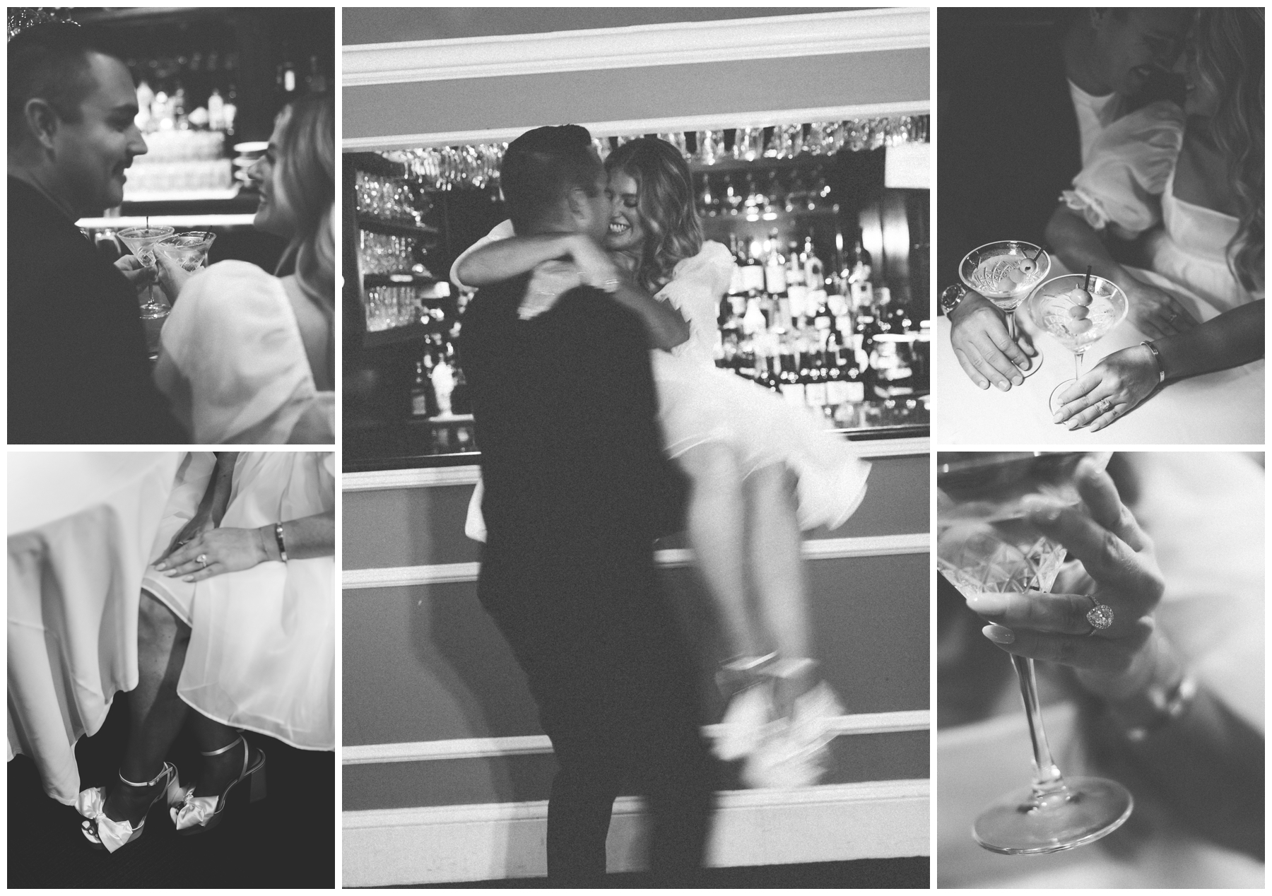 Upscale Romantic Engagement Session at Luciano’s Restaurant