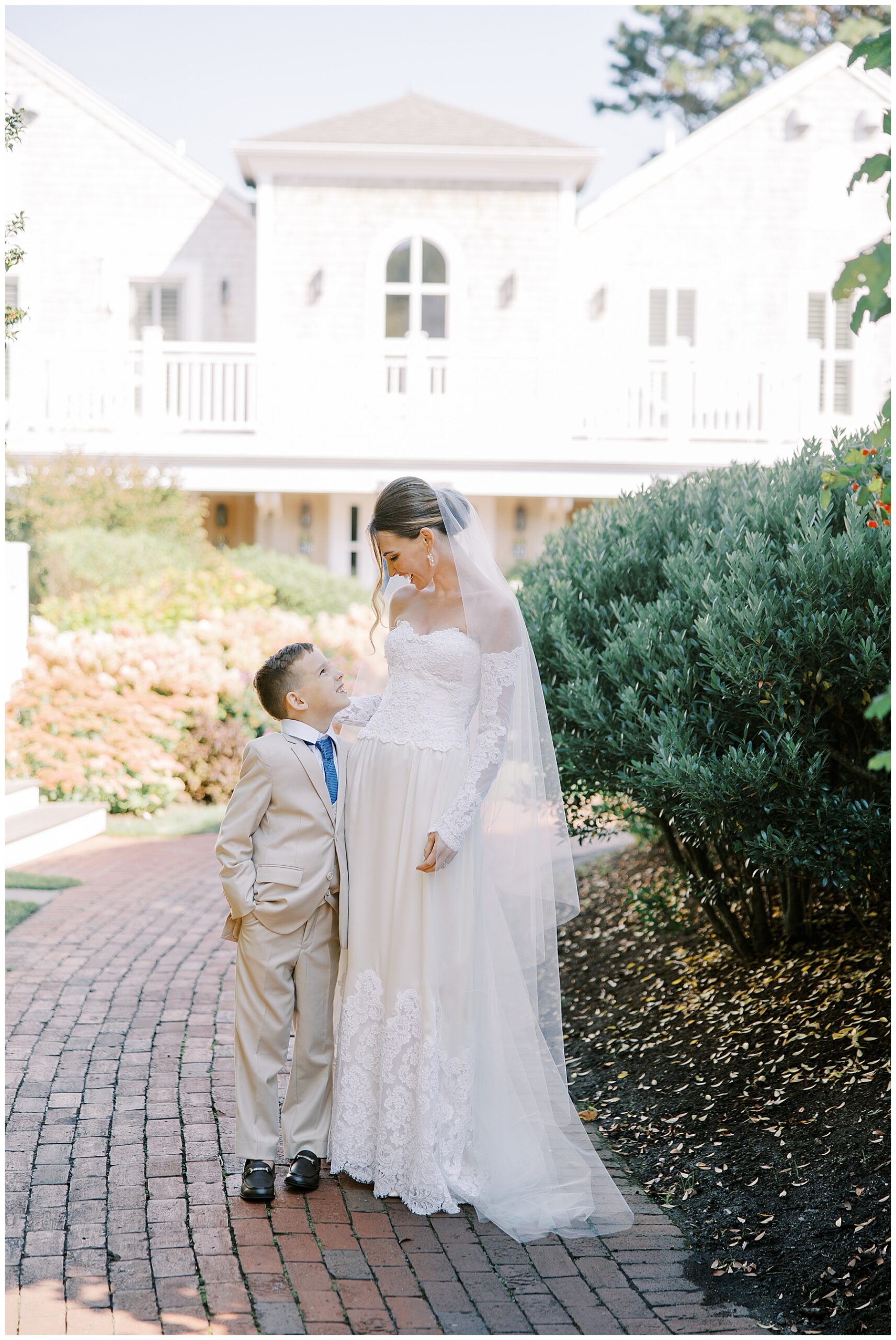 family portraits from Intimate Wequassett Resort Wedding in Cape Cod
