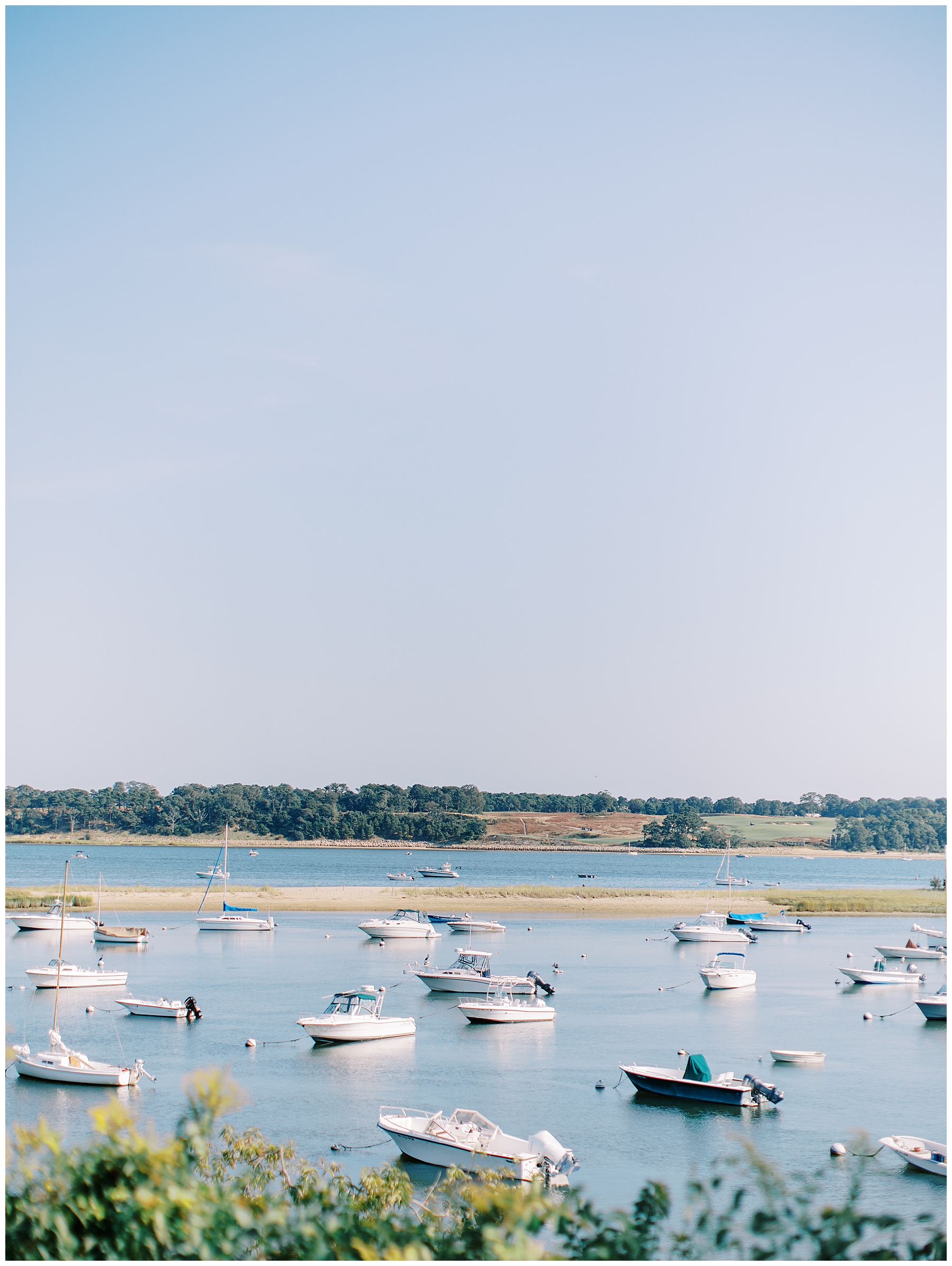 boats in the bay at Cape Cod