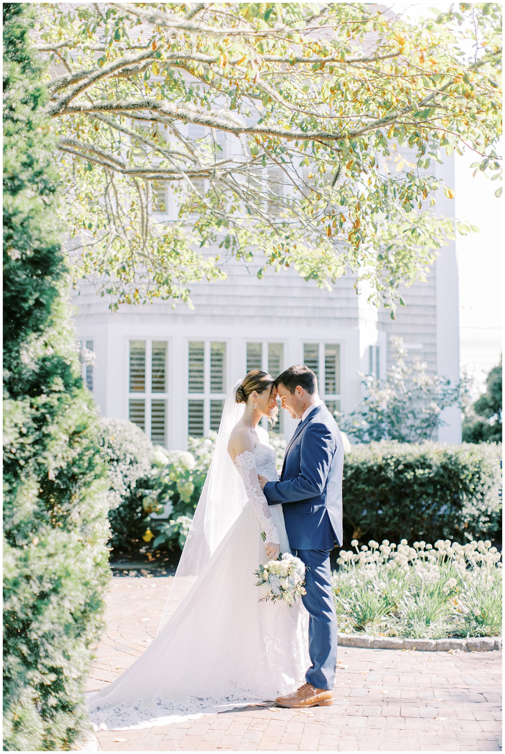 Intimate Wequassett Resort Wedding portraits