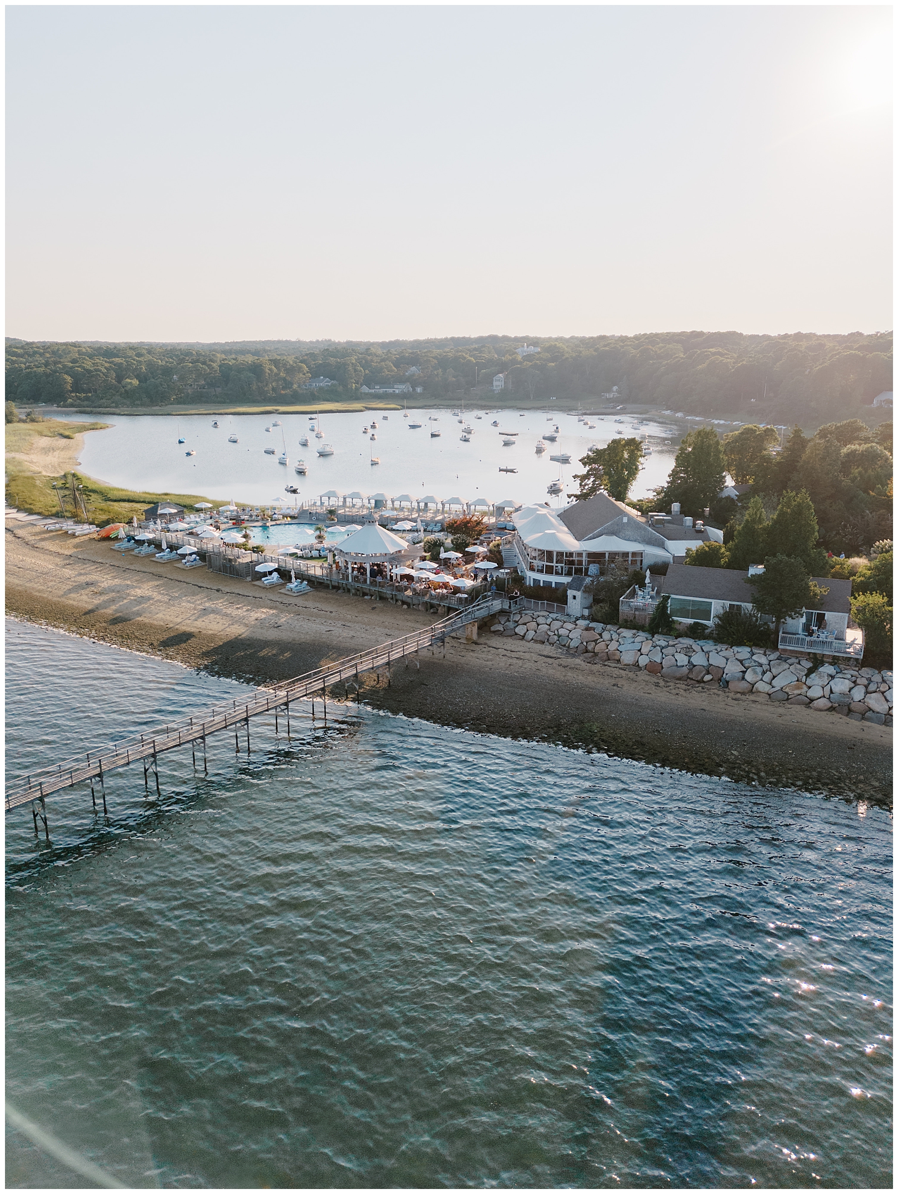 Wequassett Resort Wedding in Cape Cod by the water