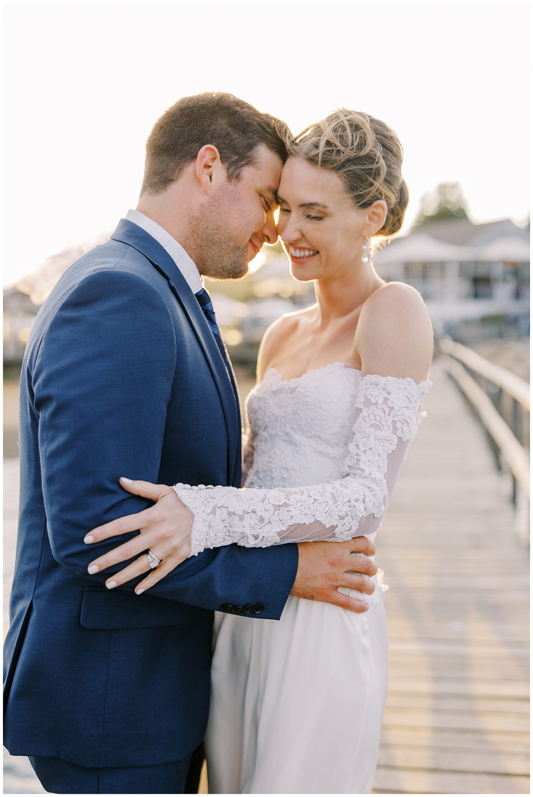 Candid wedding portraits from Intimate Wequassett Resort Wedding