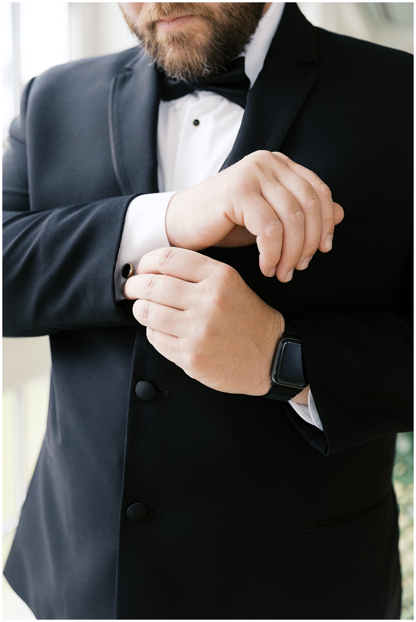 groom getting ready