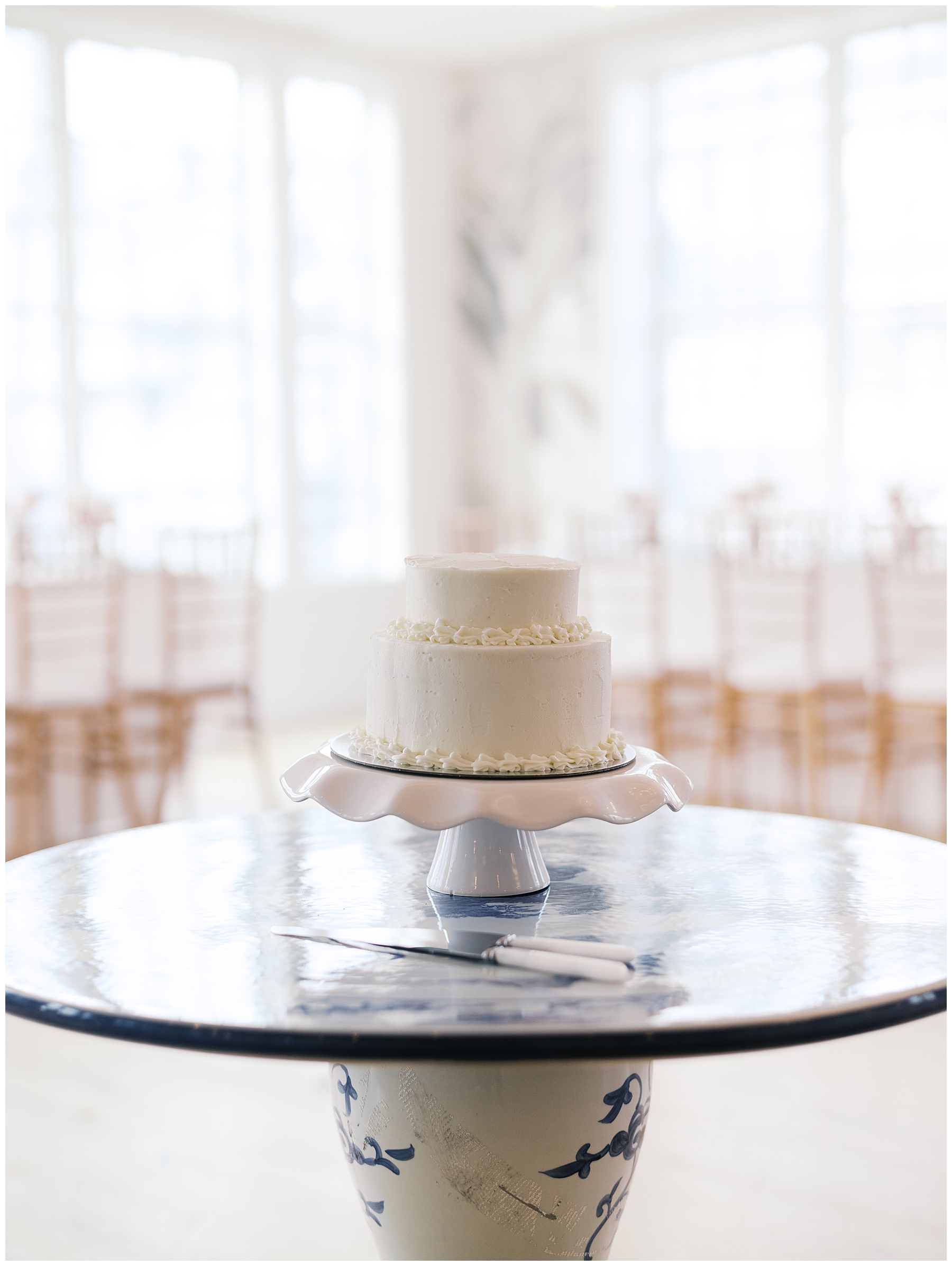handmade wedding cake by bride and groom