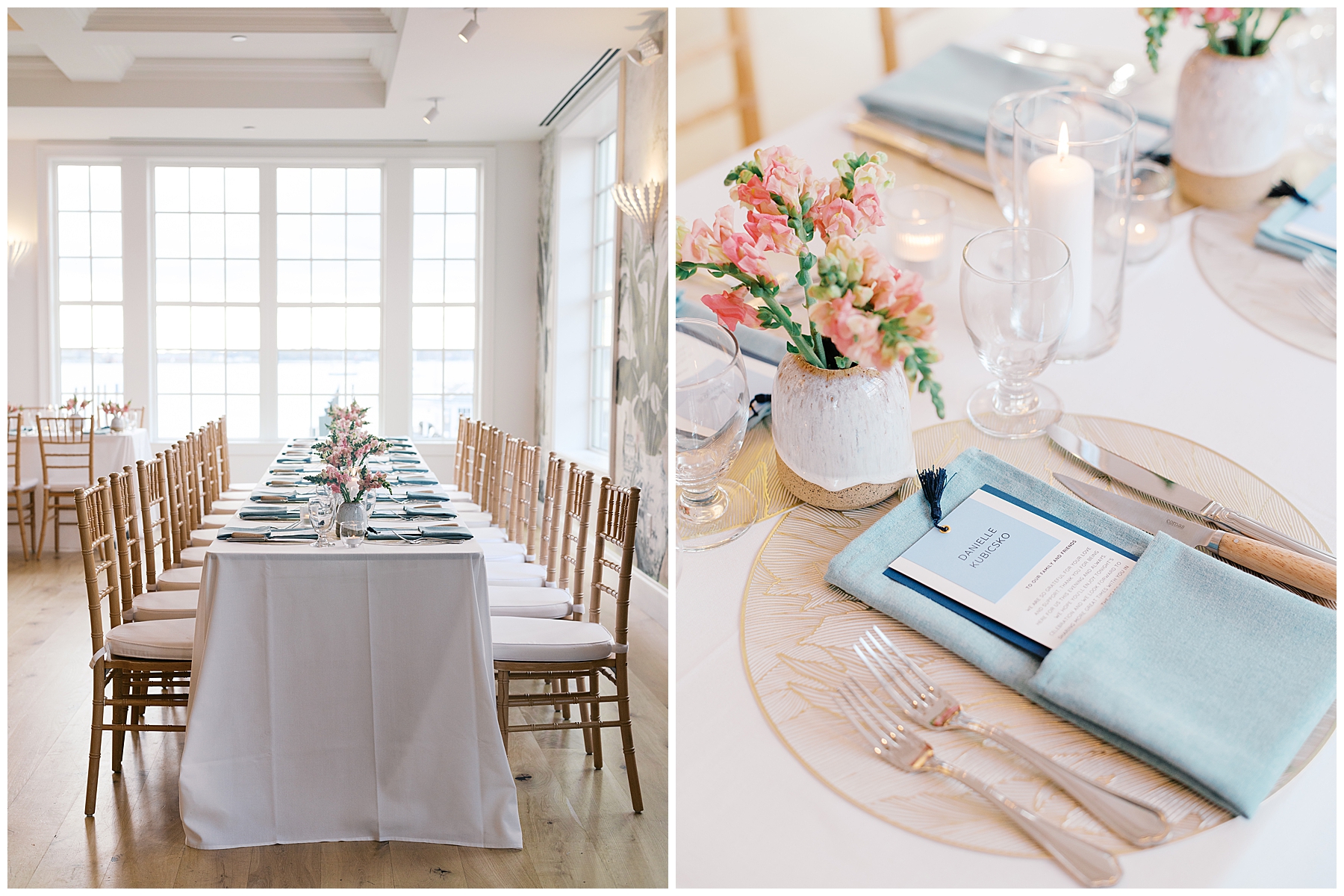 Gardiner House wedding reception in Newport, RI