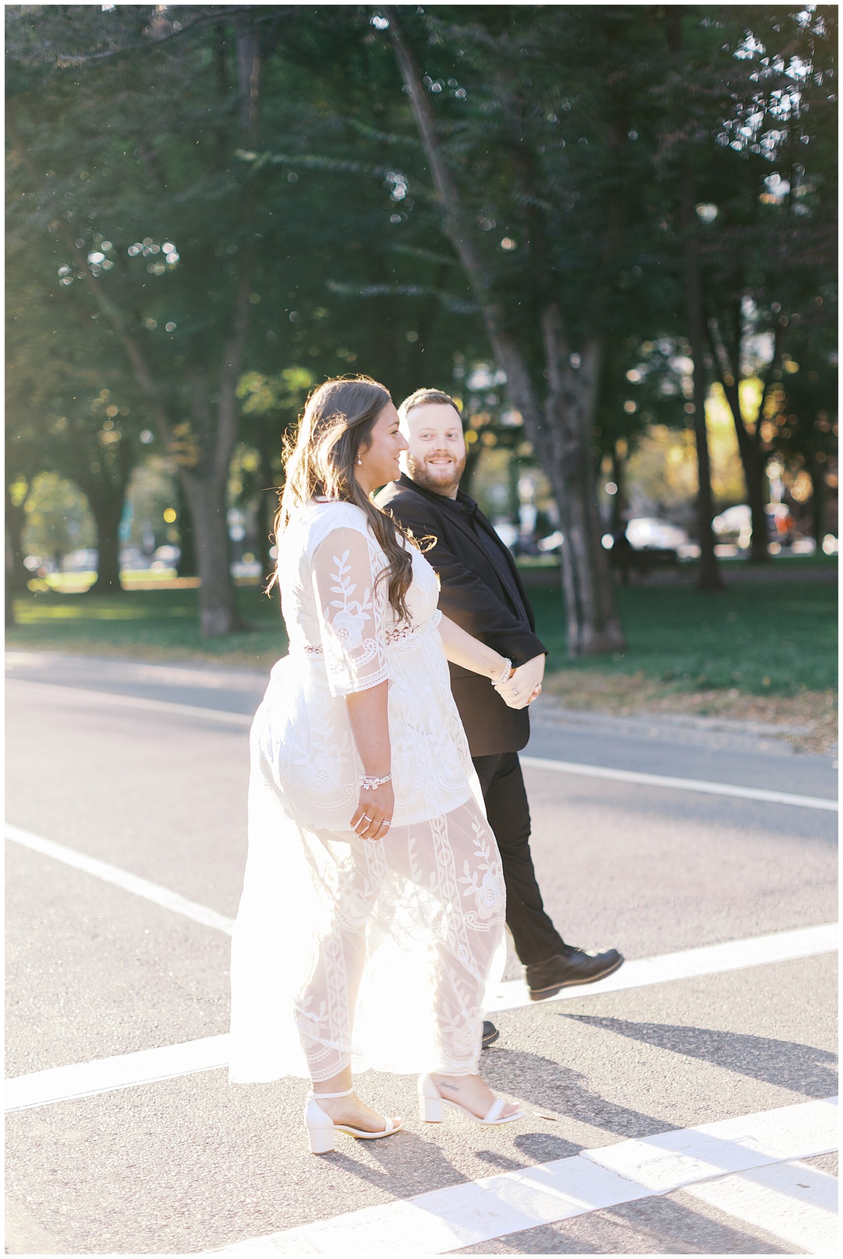Boston Engagement Photos at Back Bay Area