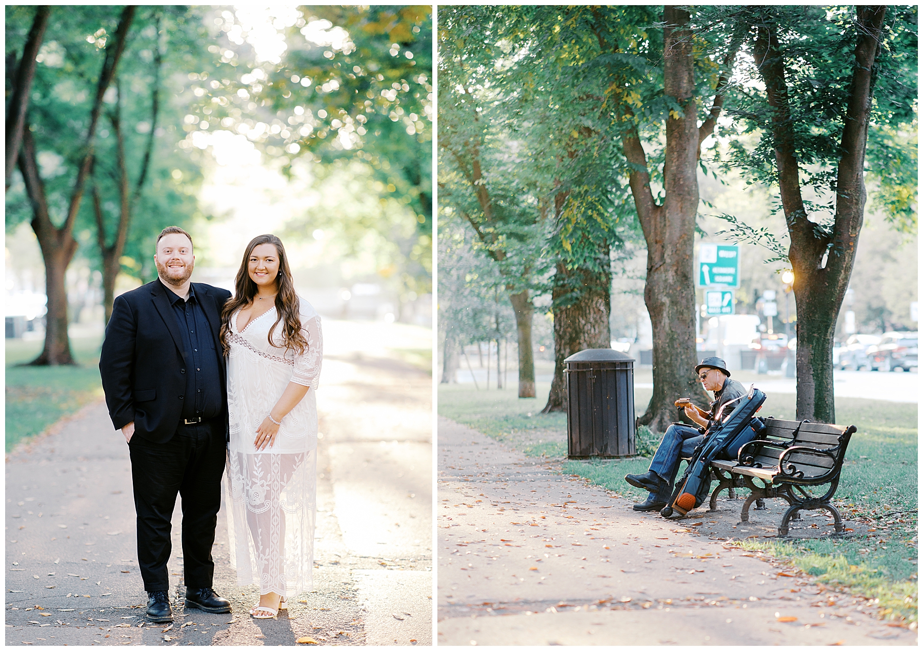 Boston Engagement Photos at Back Bay Area