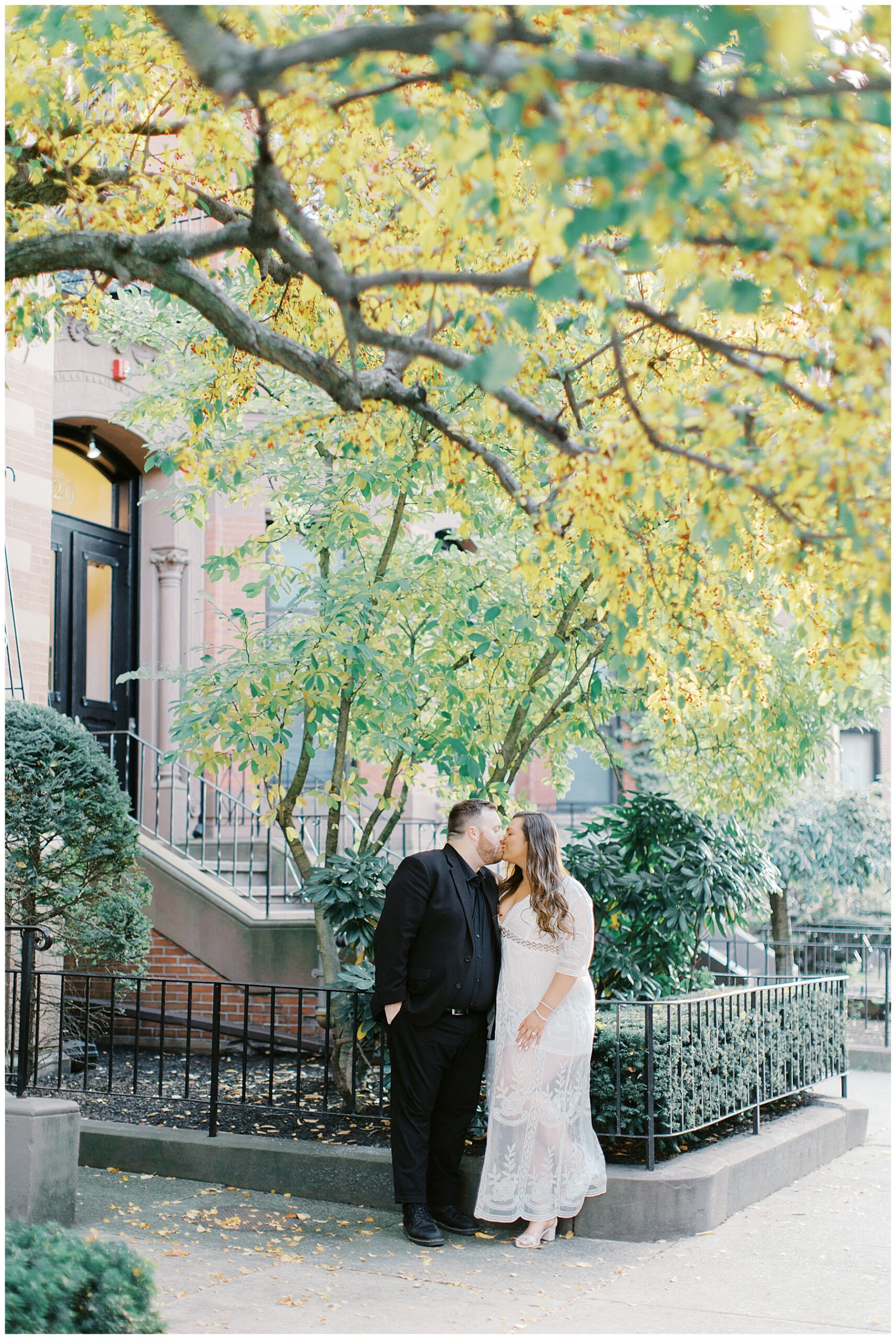 Boston Engagement Photos at Boston Public Library and Back Bay Area