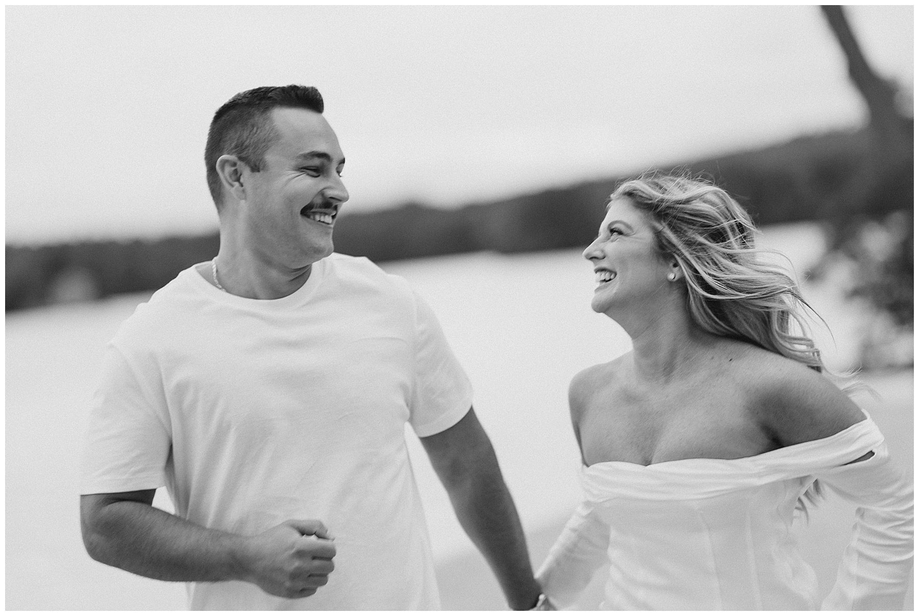 timeless engagement photos at the beach in Wrentham, MA