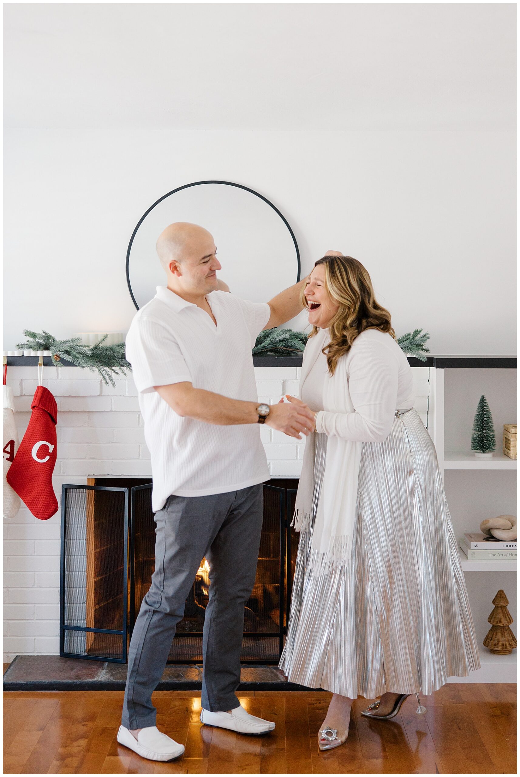 joyful reaction during surprise proposal