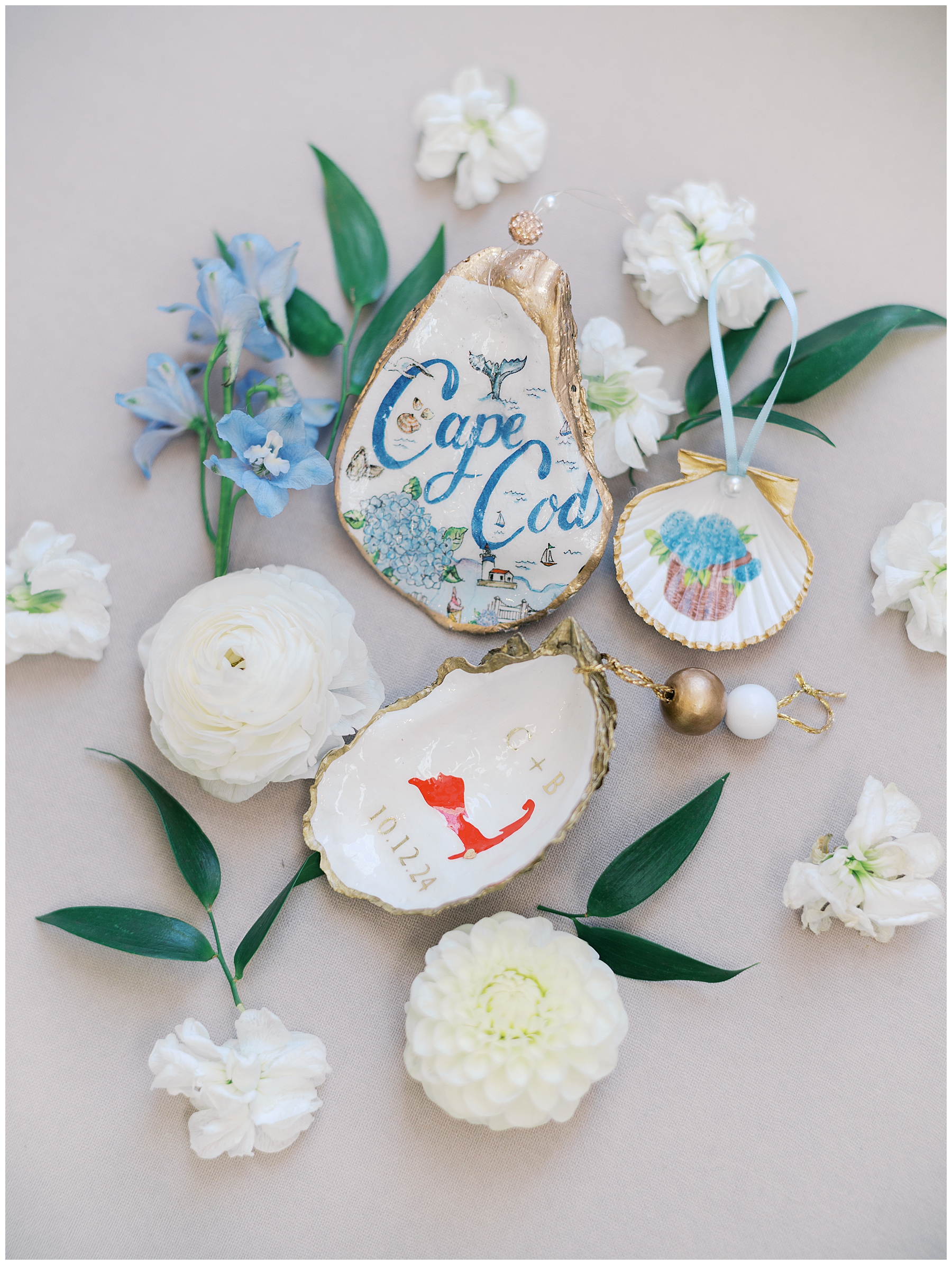 custom Cape Cod wedding details 