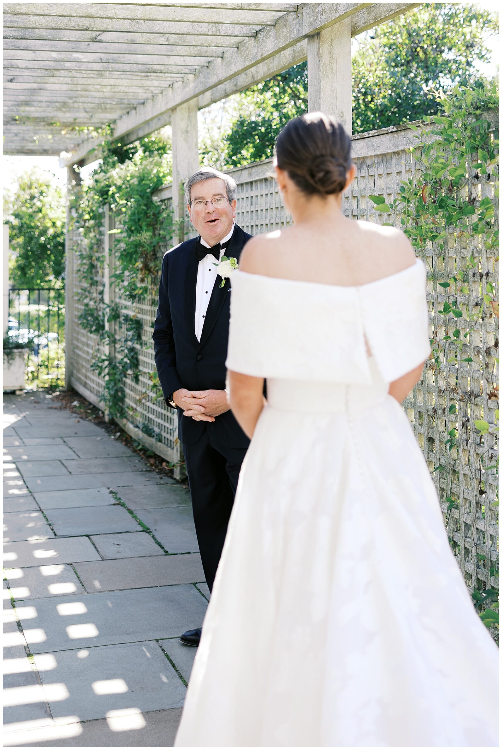 father-daughter first look 
