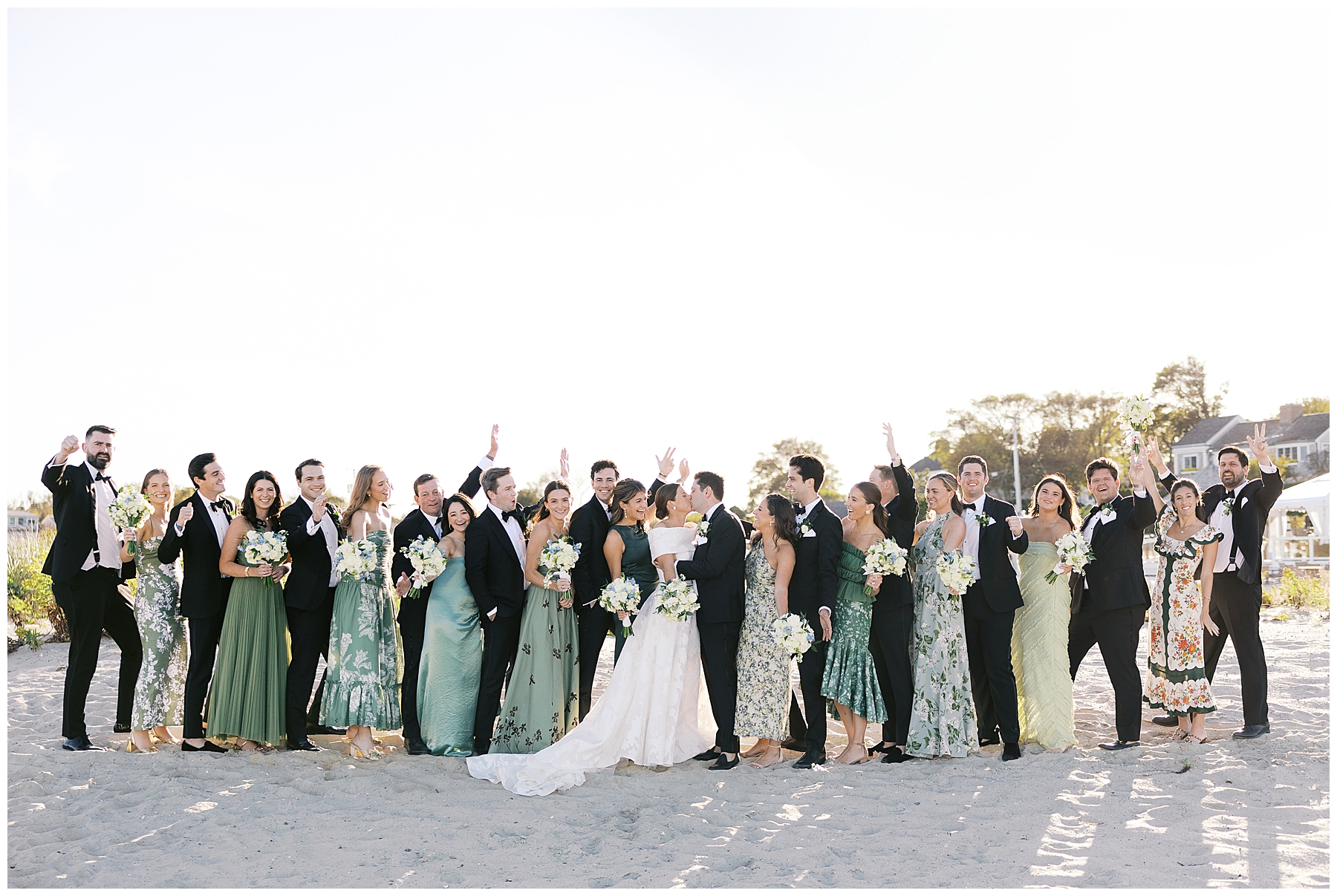 Cape Cod wedding party 