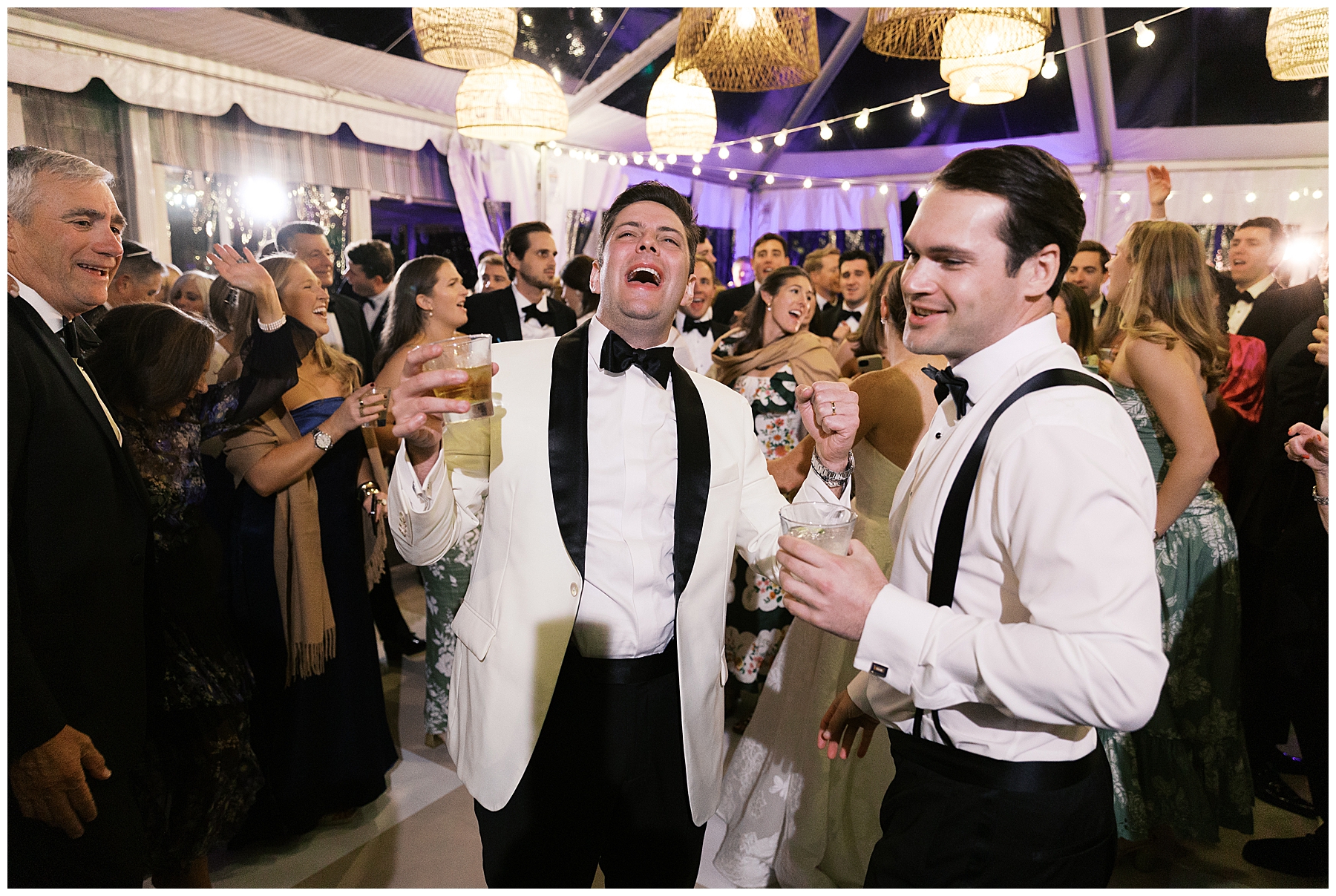 groom on the dance floor