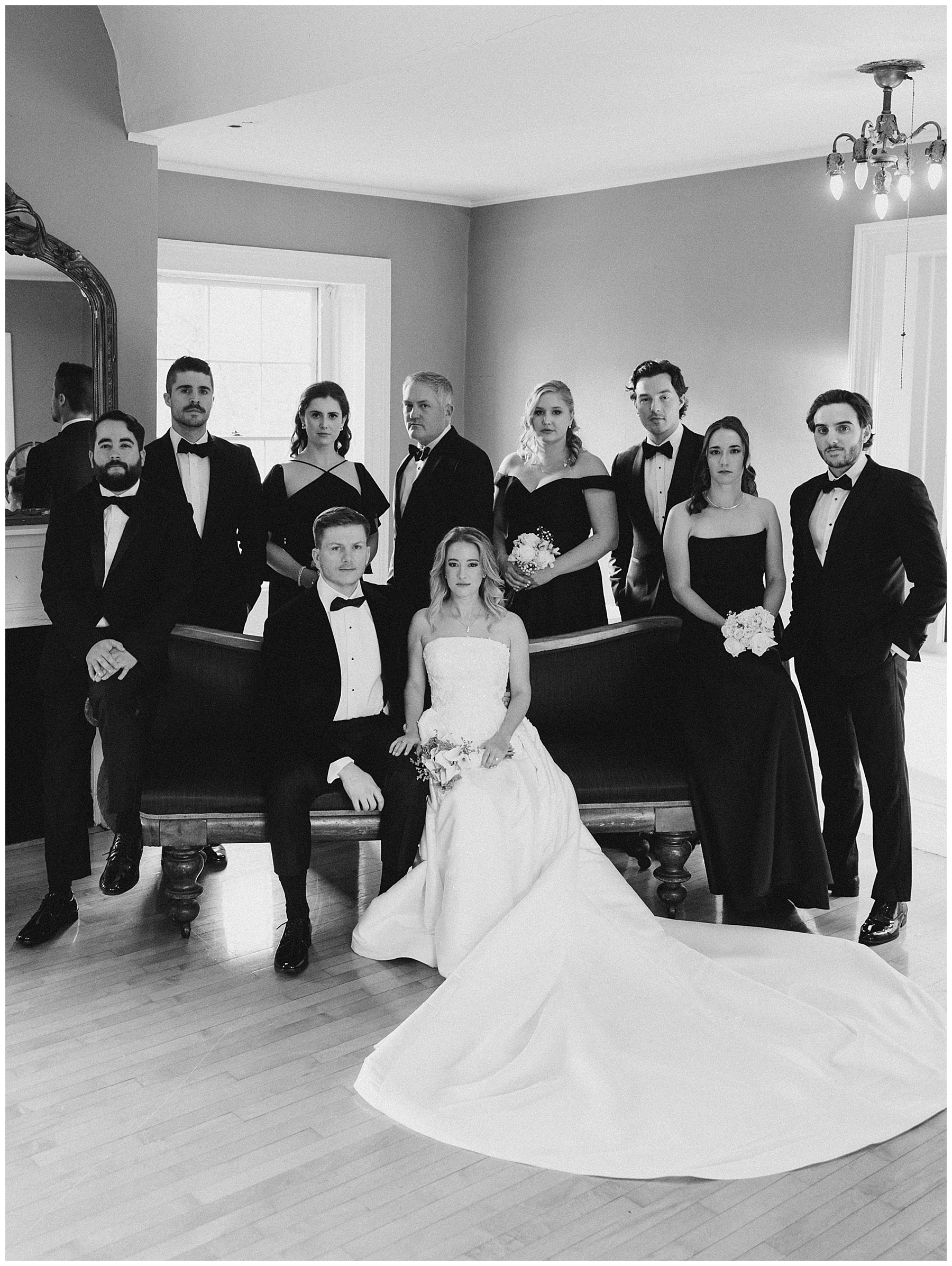 Hamilton Hall Wedding portraits in Salem