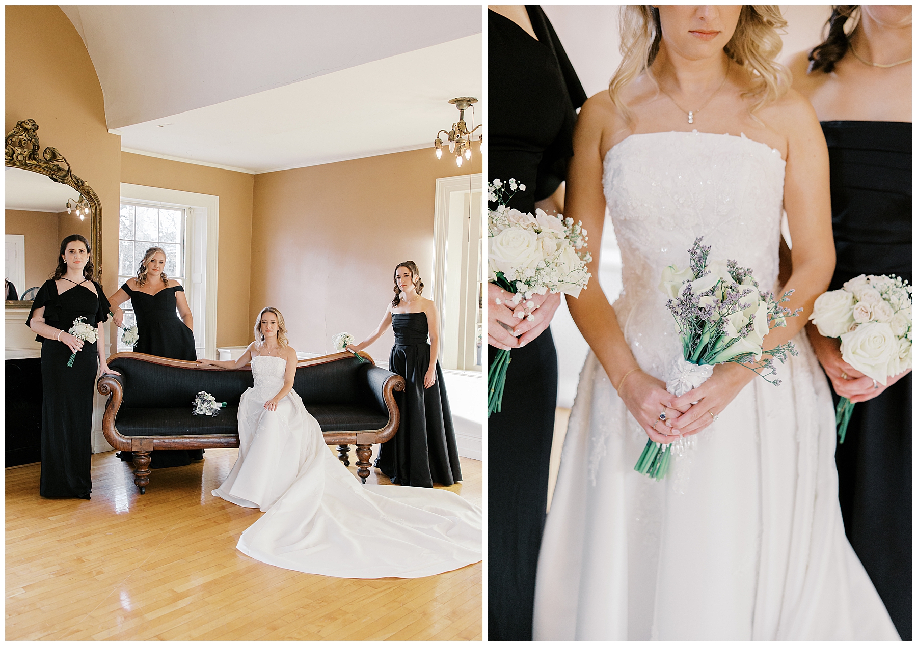 bridal party portraits
