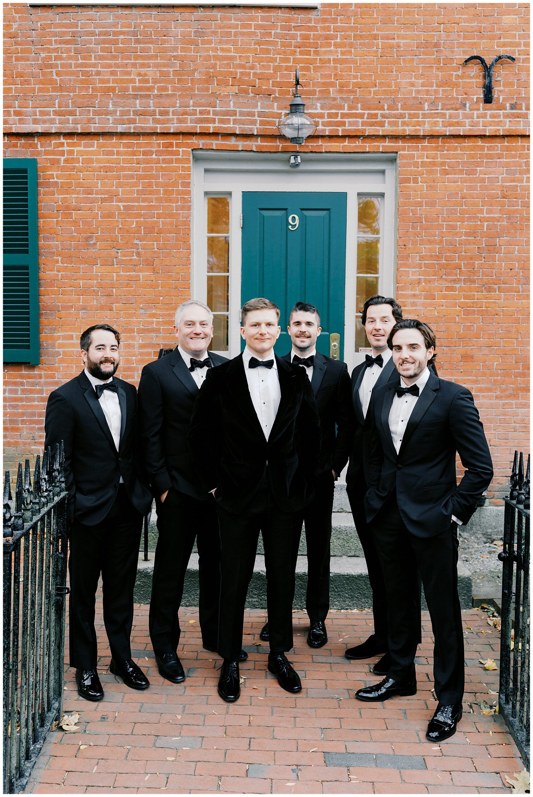 groom and groomsmen photos