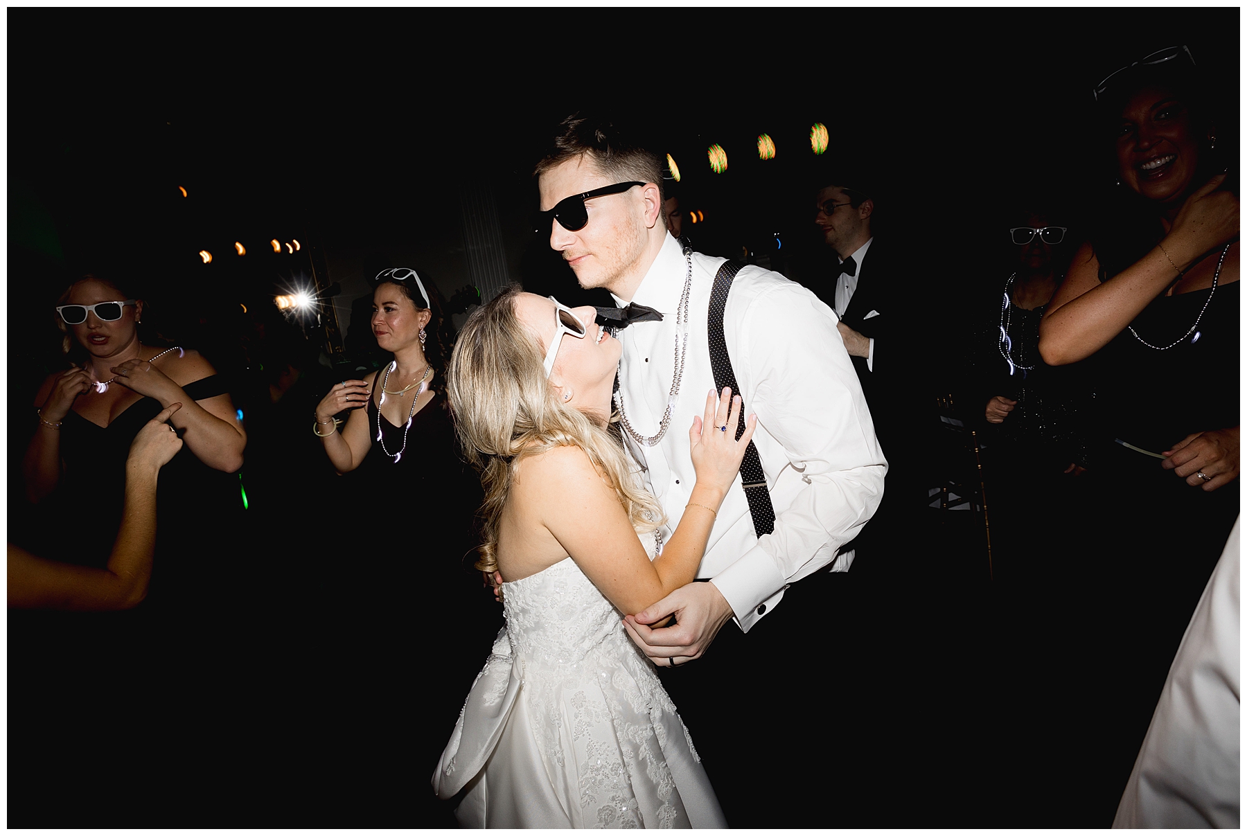 dance floor wedding photos