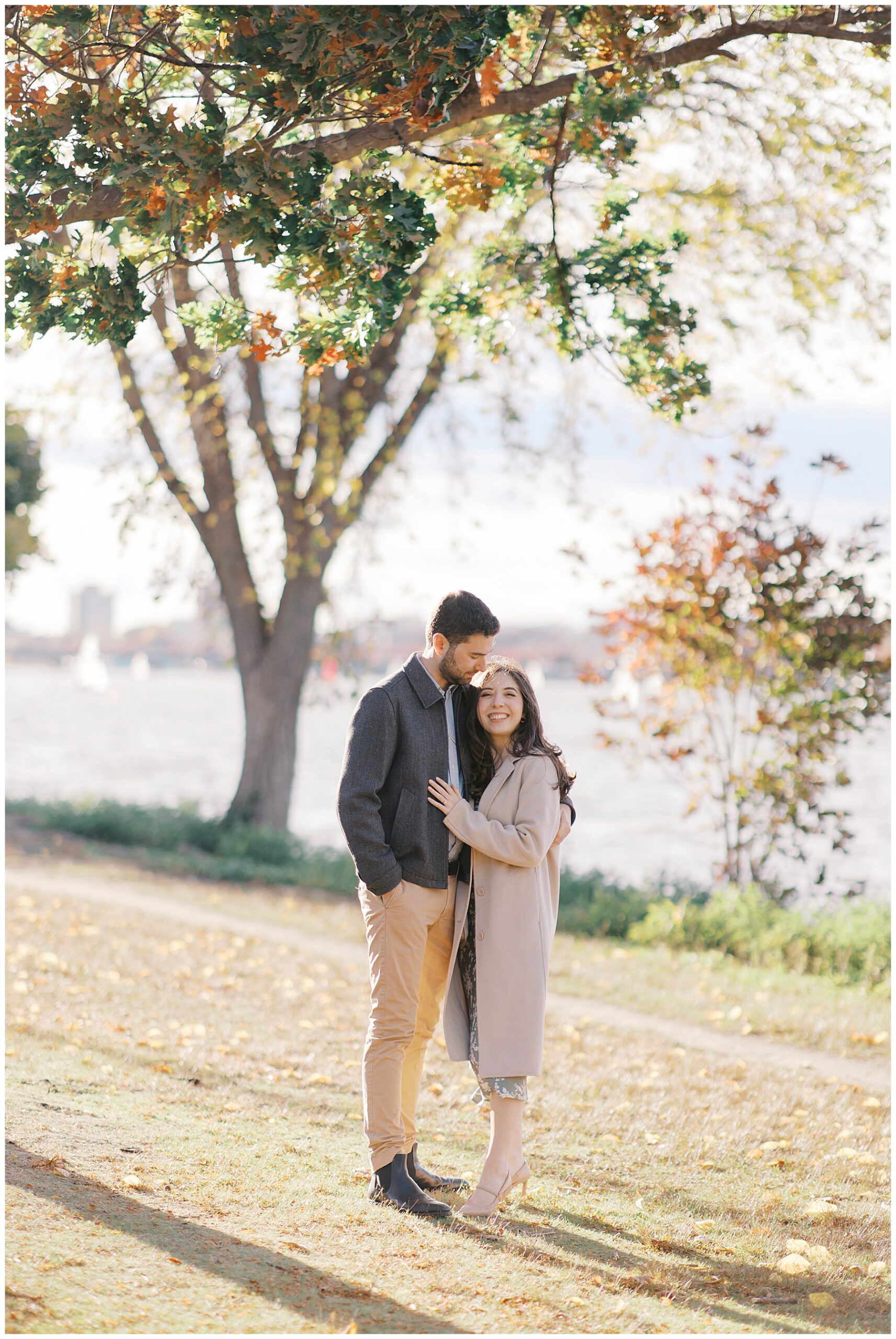 Fall engagement portraits 