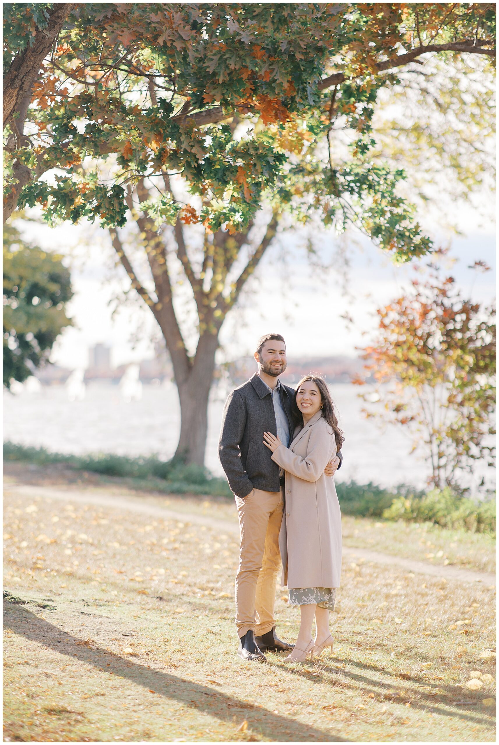 Romantic Engagement Session in Boston at the Esplanade