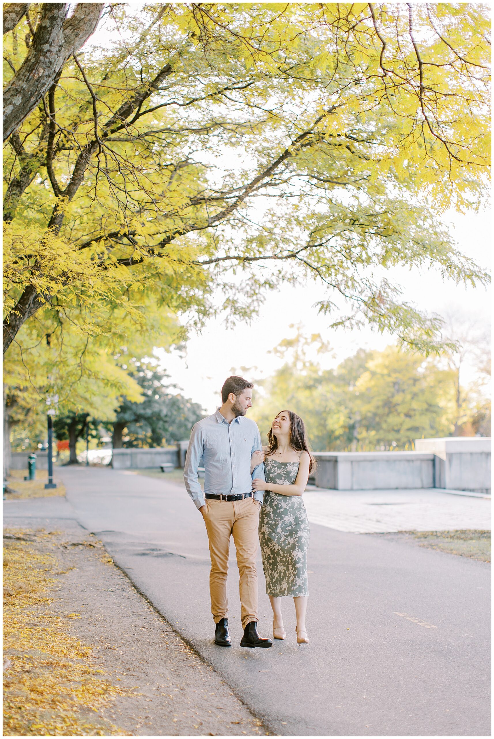 Romantic Engagement Session in Boston at the Esplanade & Back Bay