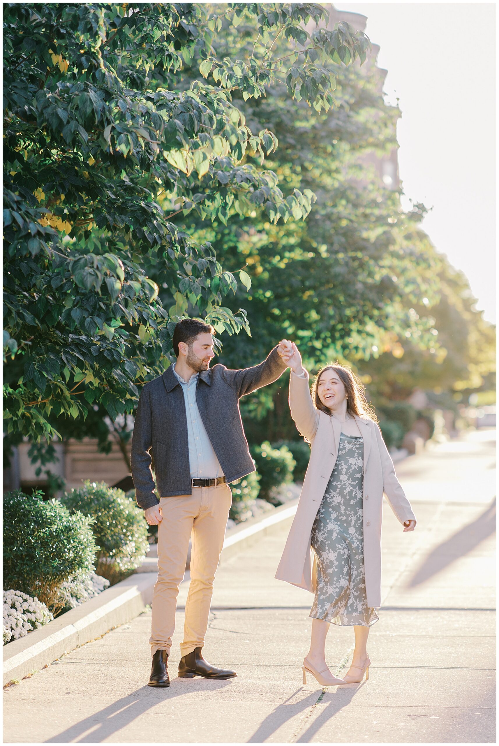 Romantic Engagement Session in Boston at Back Bay