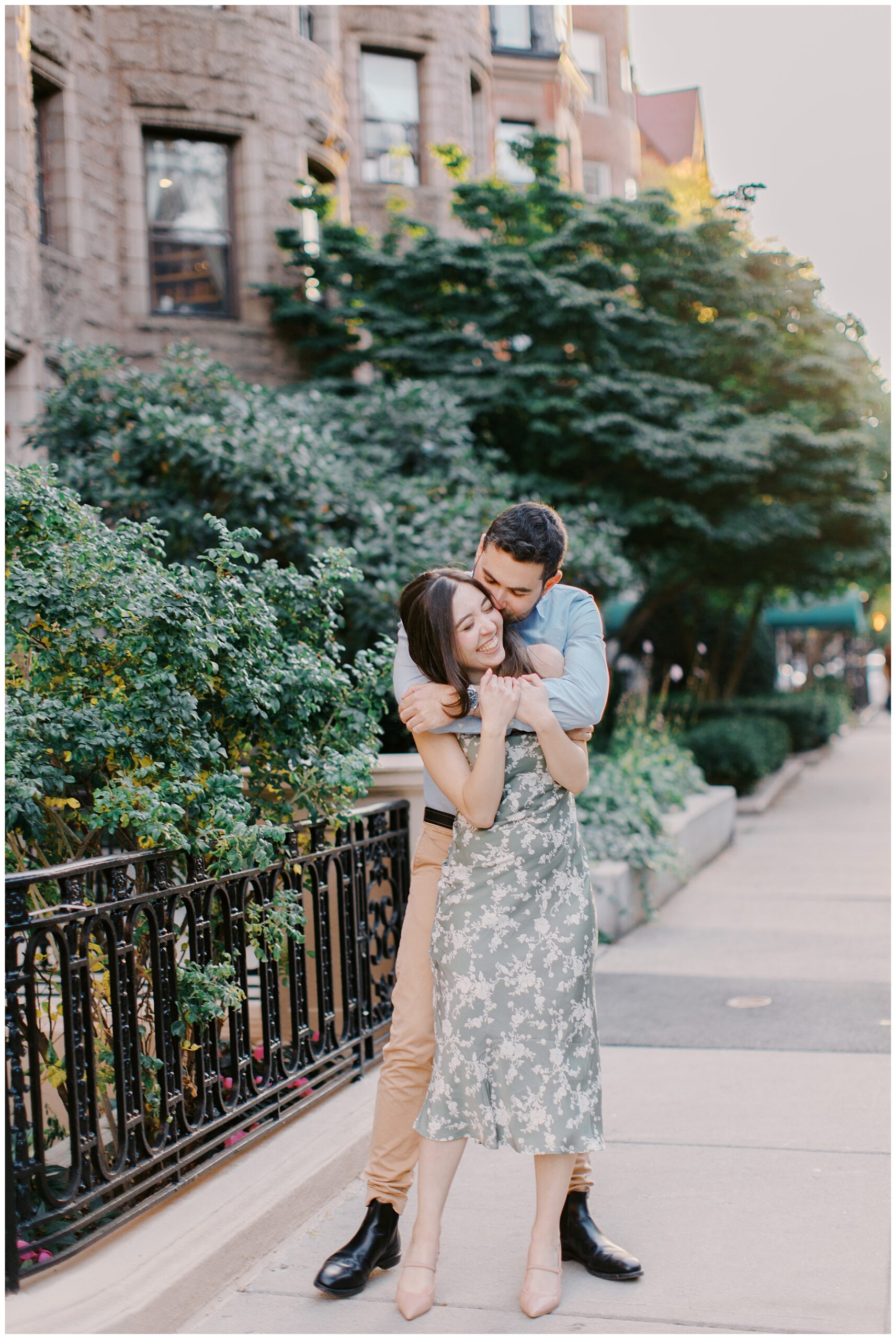Romantic Engagement Session in Boston at the Esplanade & Back Bay