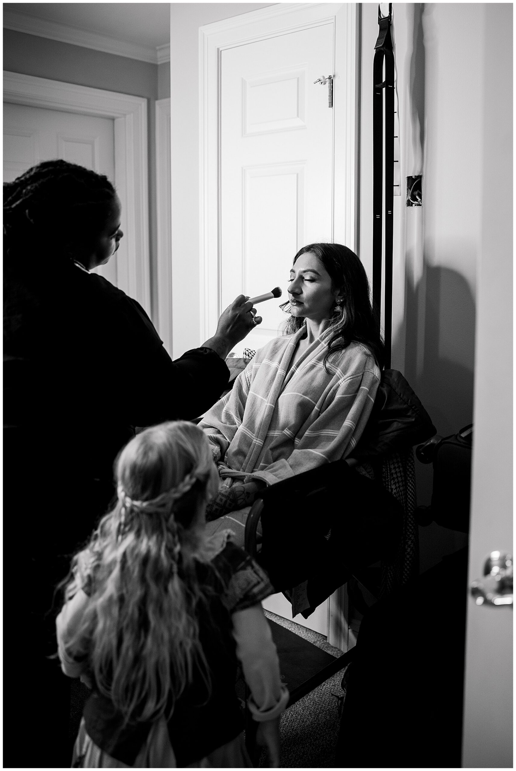 bride getting ready