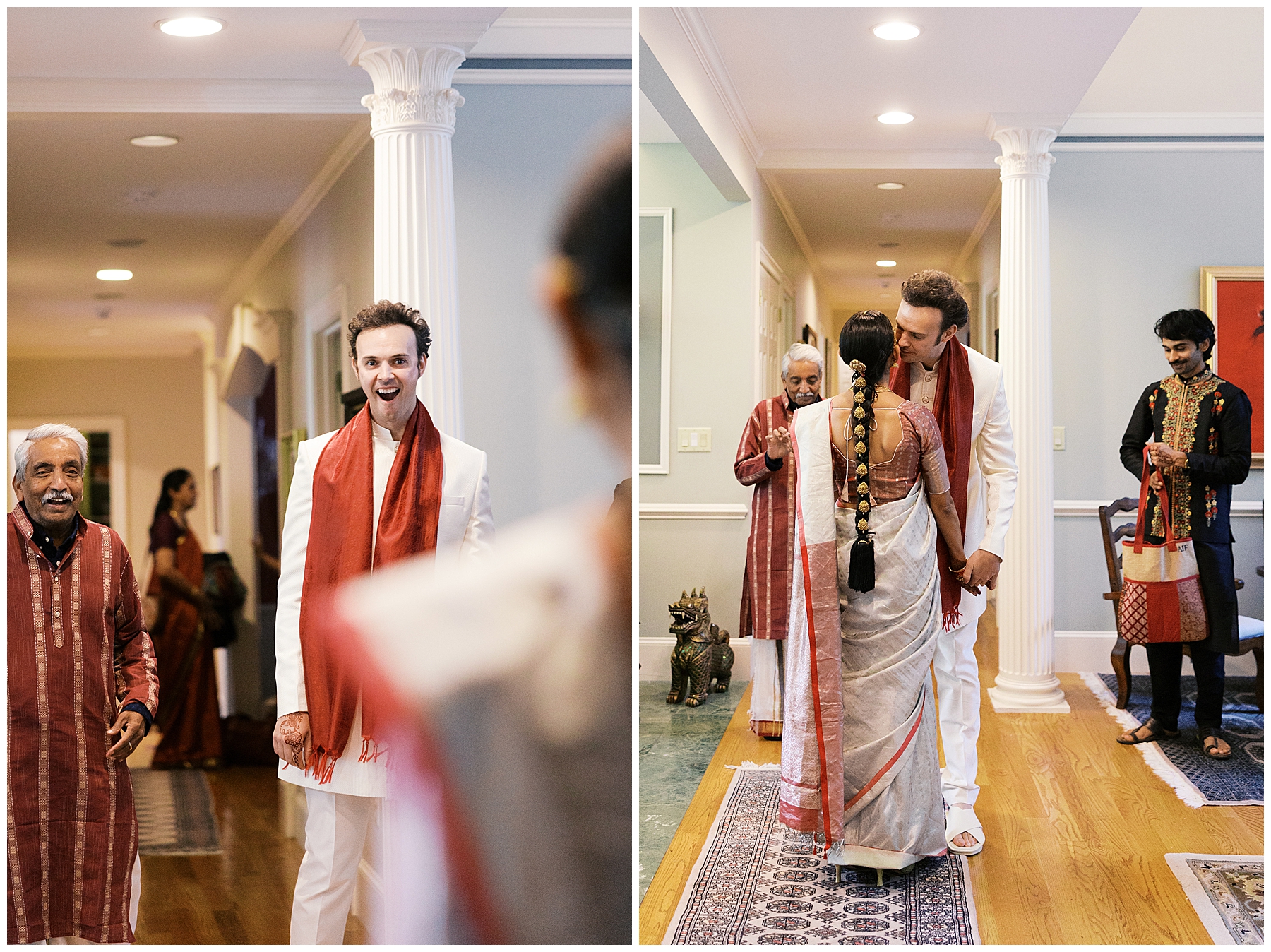 groom's reaction to seeing bride
