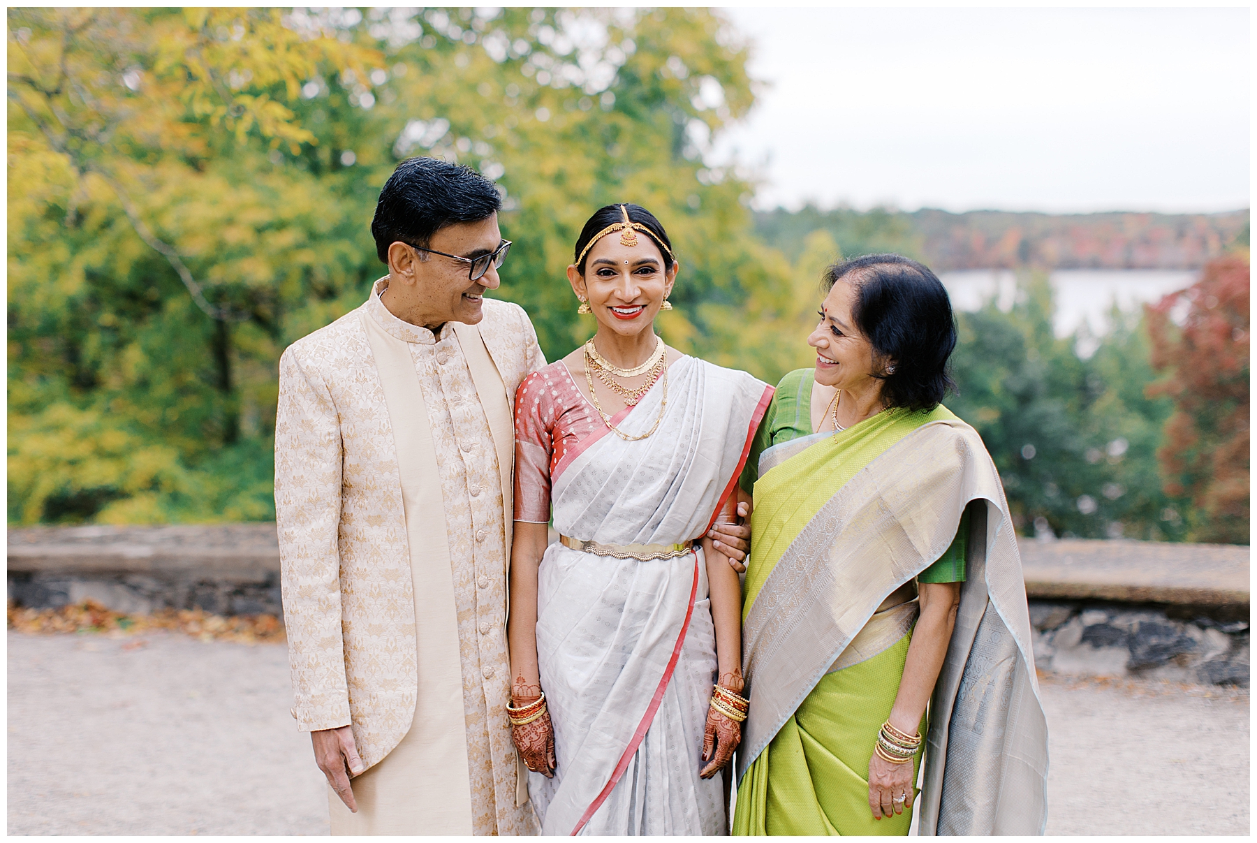 family wedding portraits