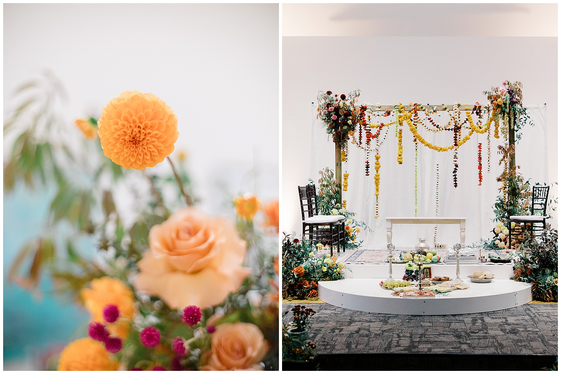 ceremony space for South Indian Boston Wedding