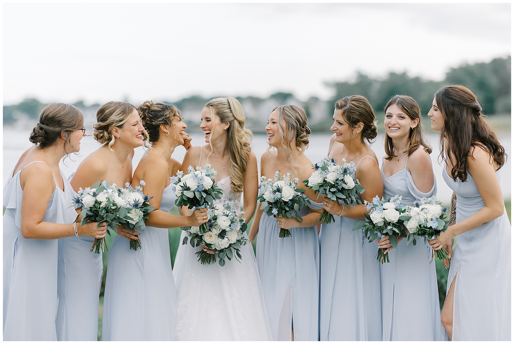 bridal party portraits 