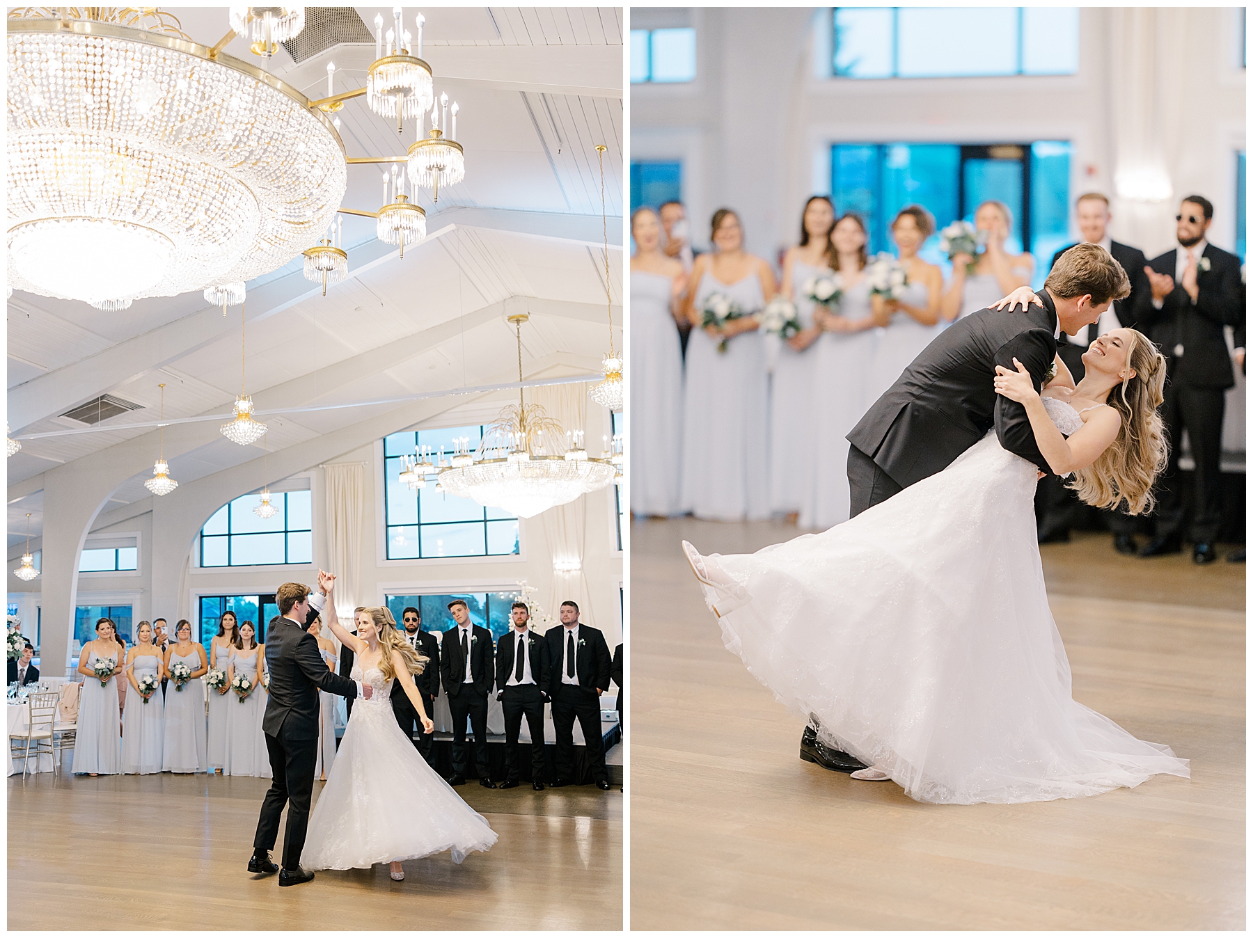 newlyweds share first dance