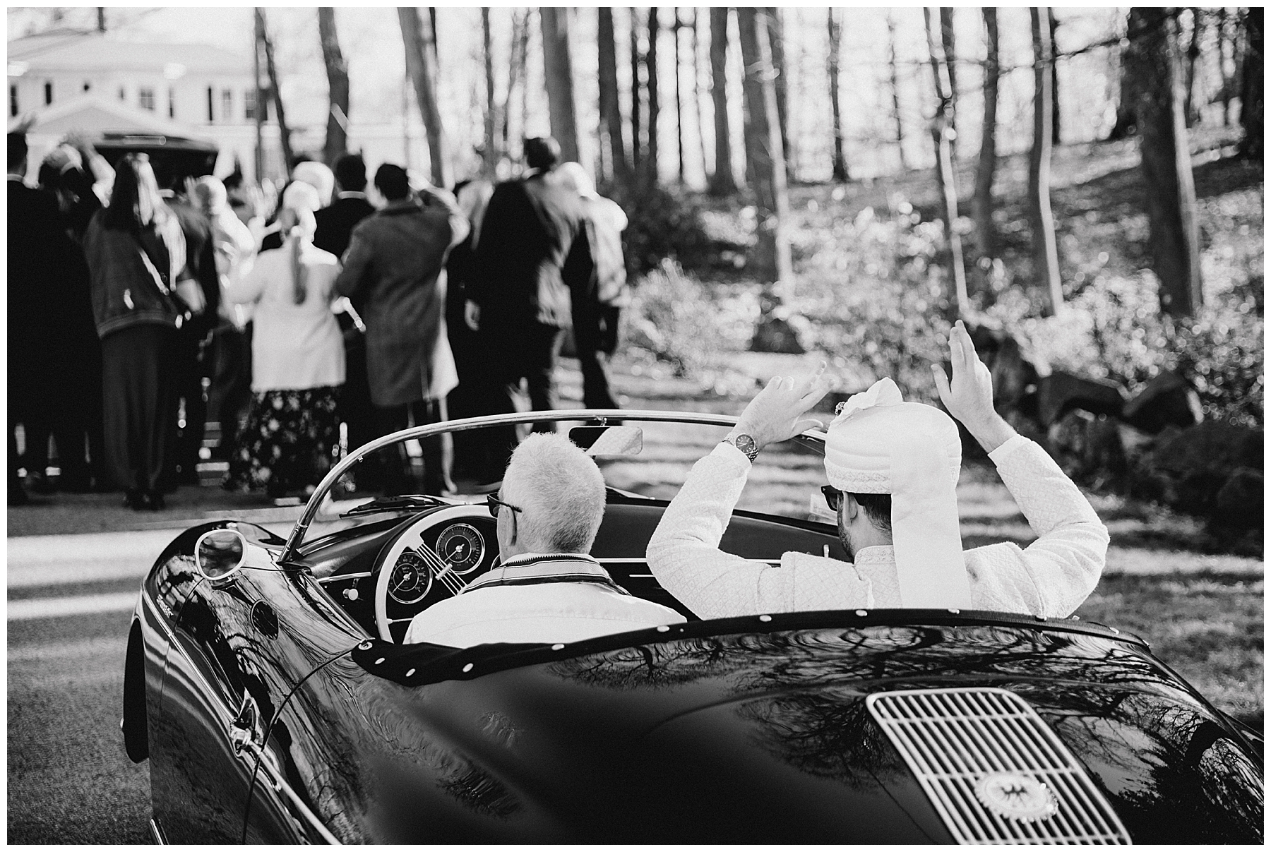 groom arriving at Saphire Estate for Groom's procession