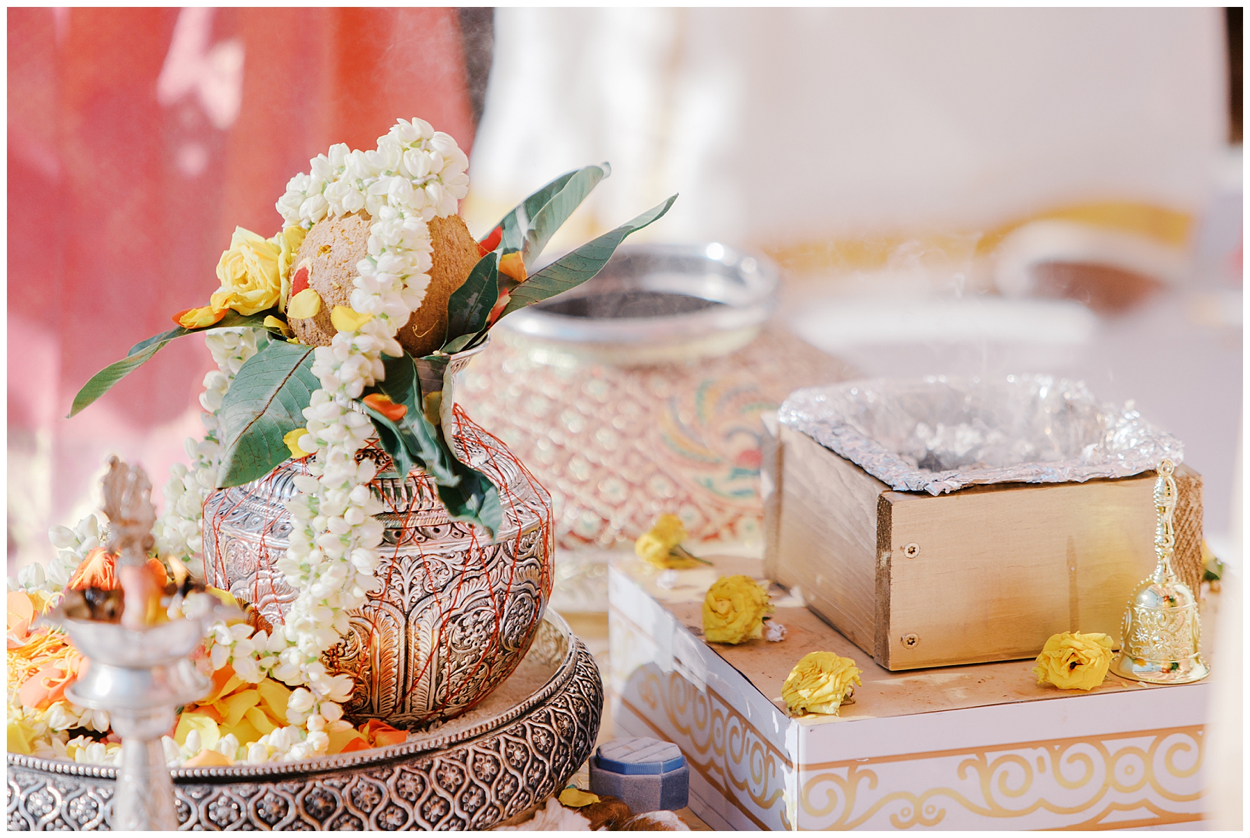 colorful wedding details and traditions