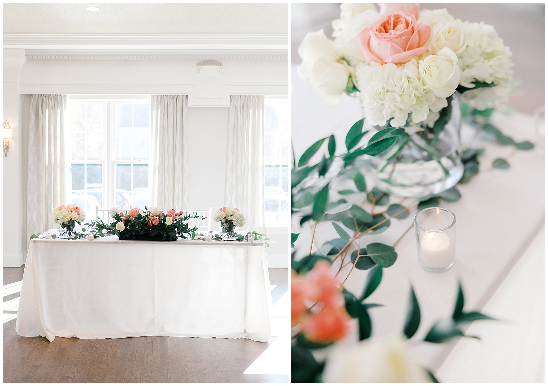 elegant wedding reception at Saphire Estate