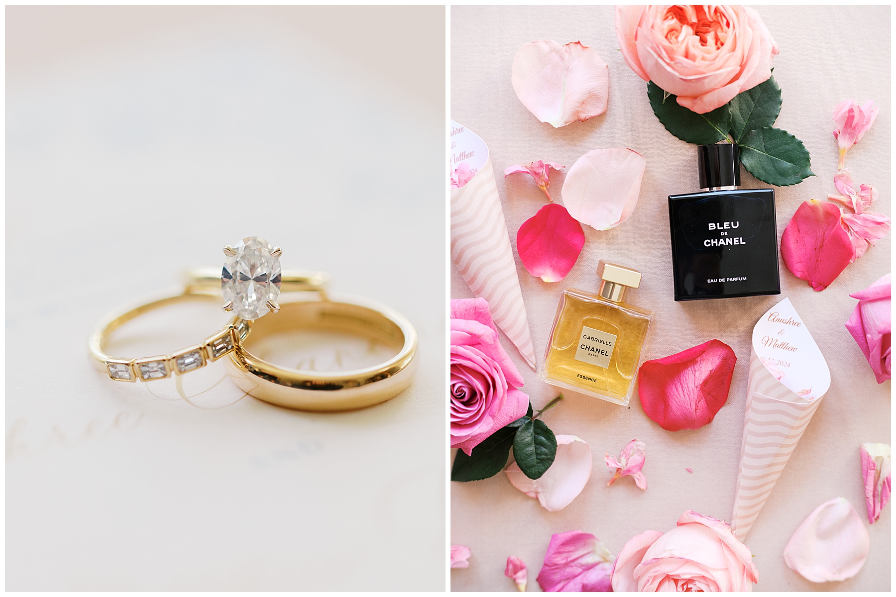 wedding rings and details