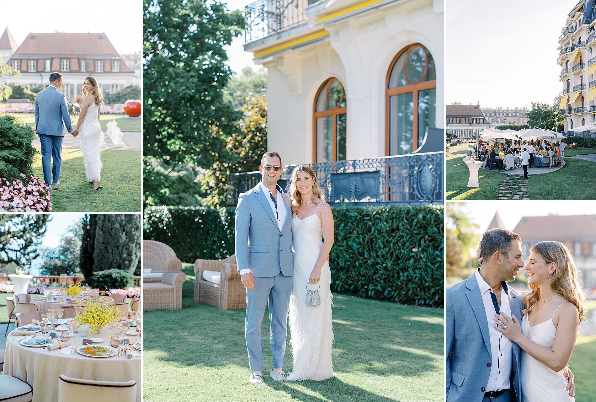 Rehearsal Dinner at Beau-Rivage Palace in Lausanne, Switzerland