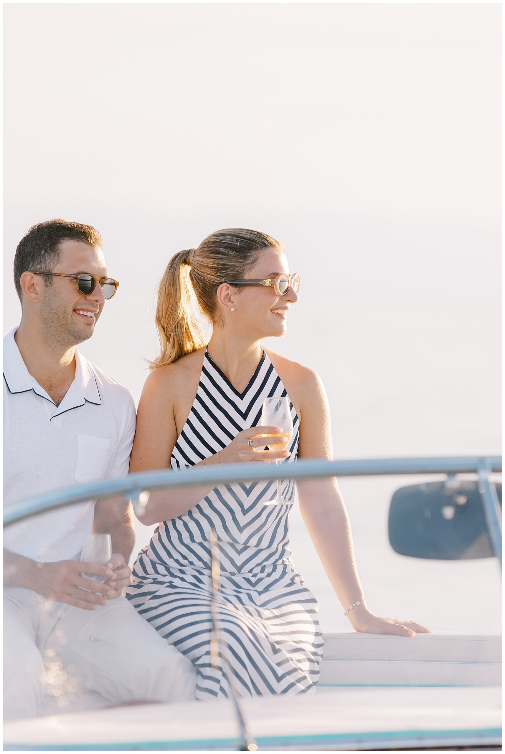 Romantic Boat Session on Lake Geneva in Lausanne, Switzerland