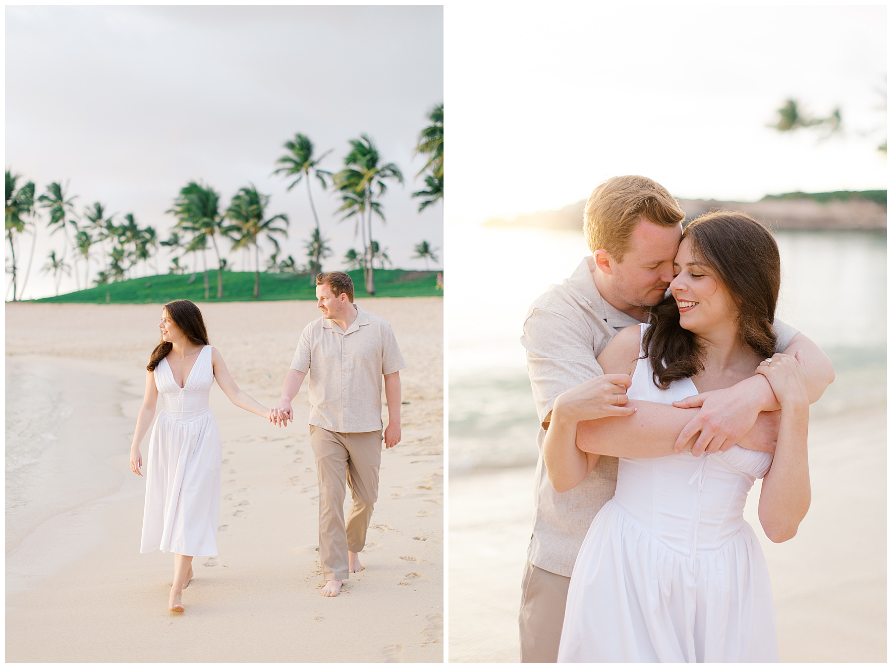 O'ahu, Hawaii Engagement Session in Ko Olina