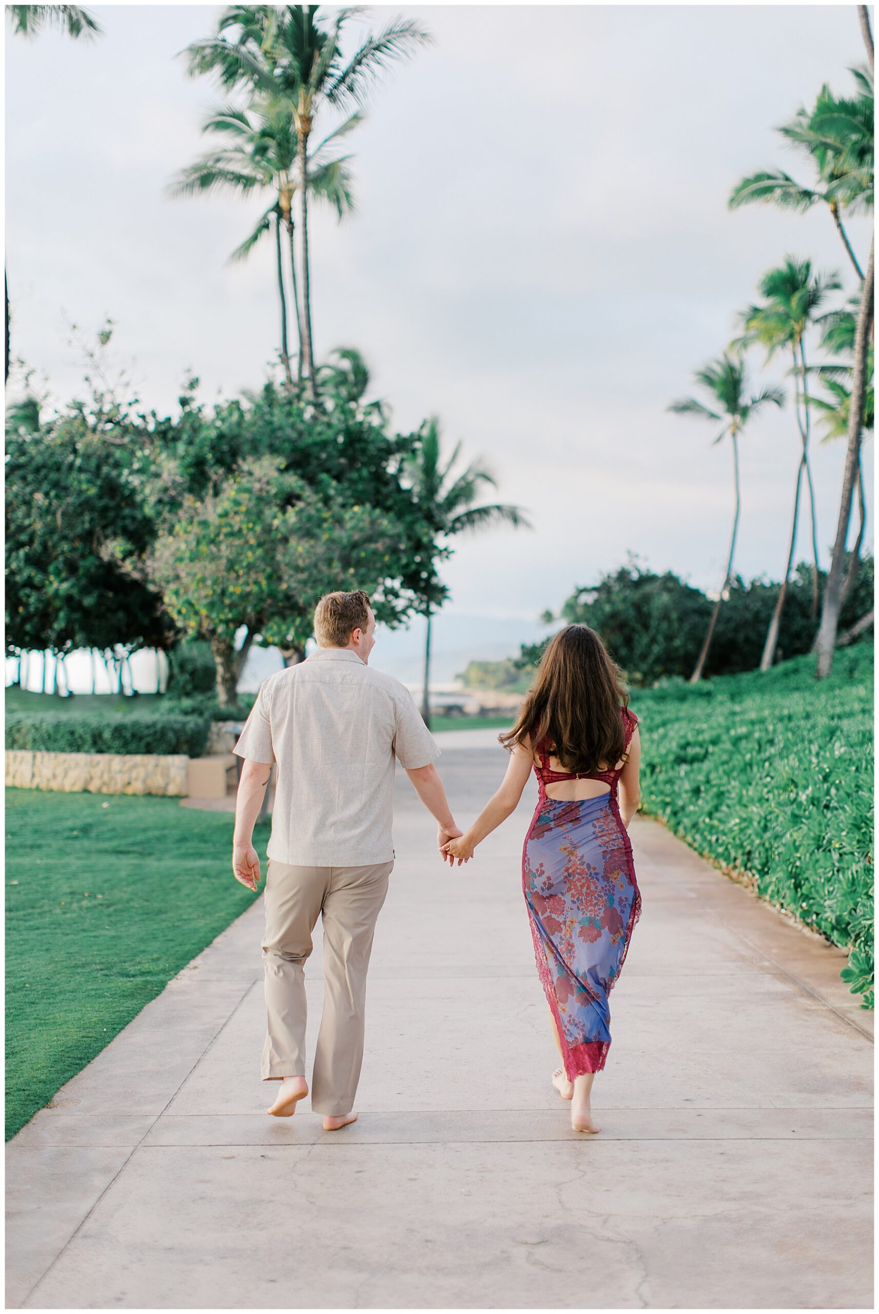 Romantic Ko Olina engagement photos