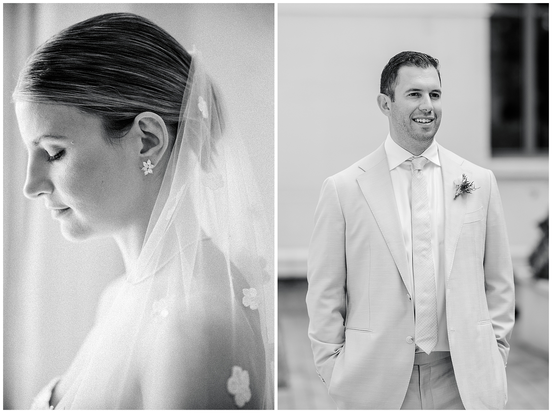 timeless bride and groom portraits