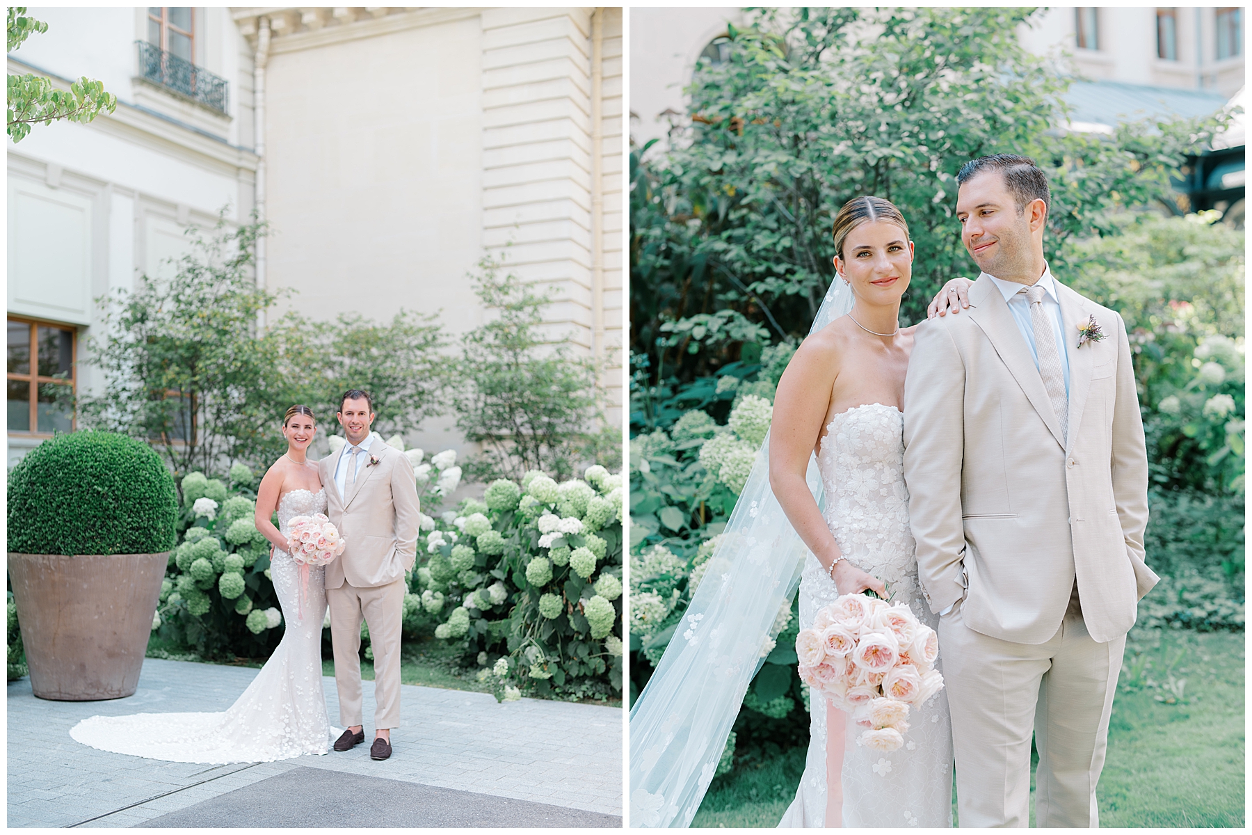 bride and groom photos before wedding