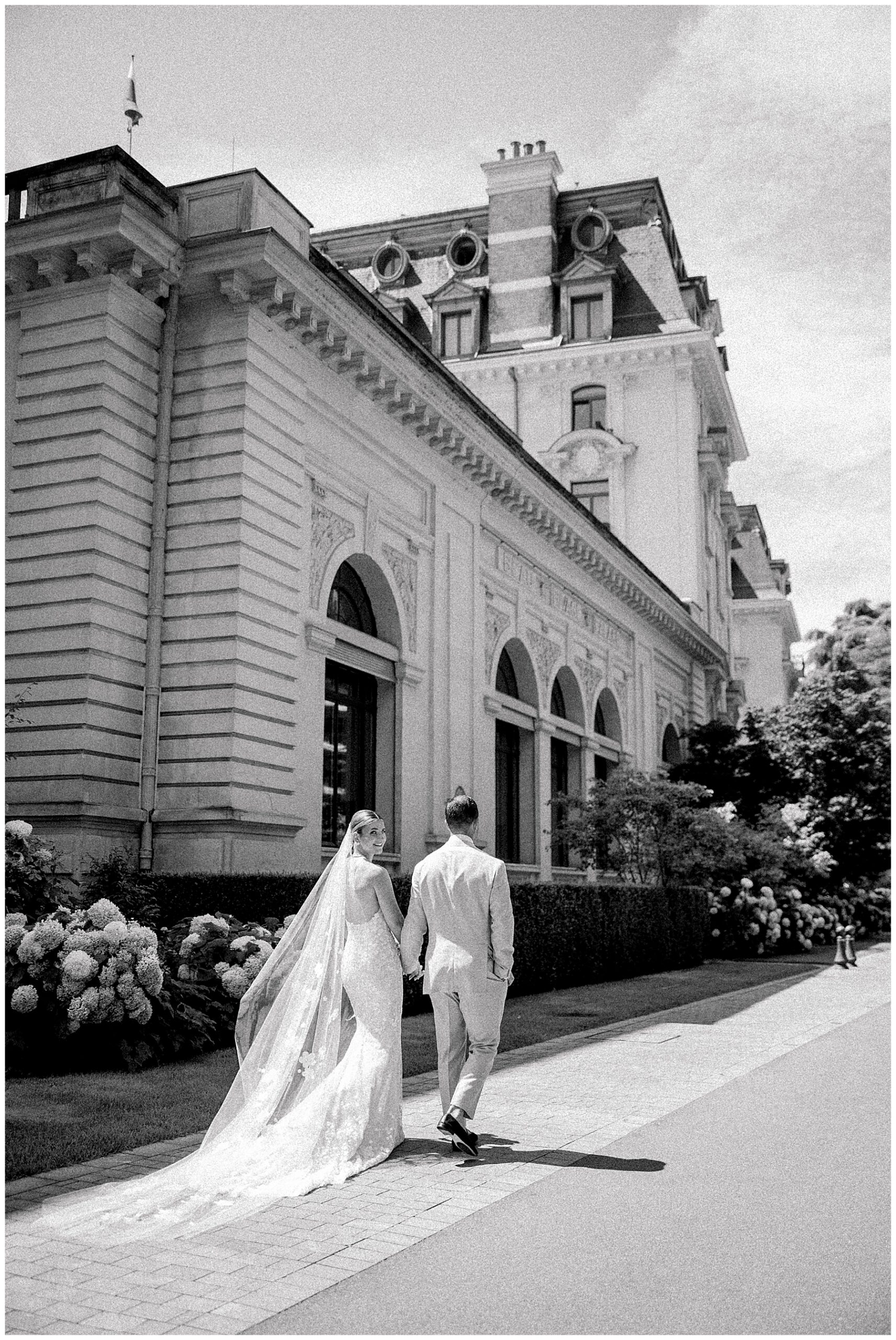 timeless wedding portraits from Luxury Garden Wedding at Porte de Iris in Switzerland