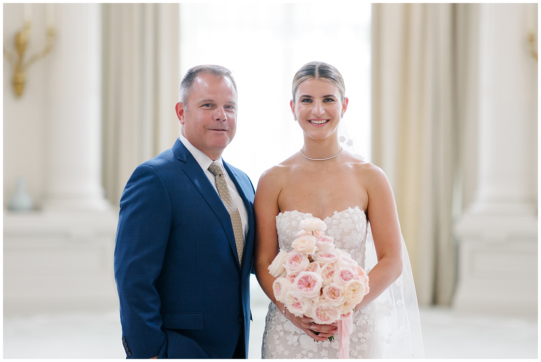 bride and dad