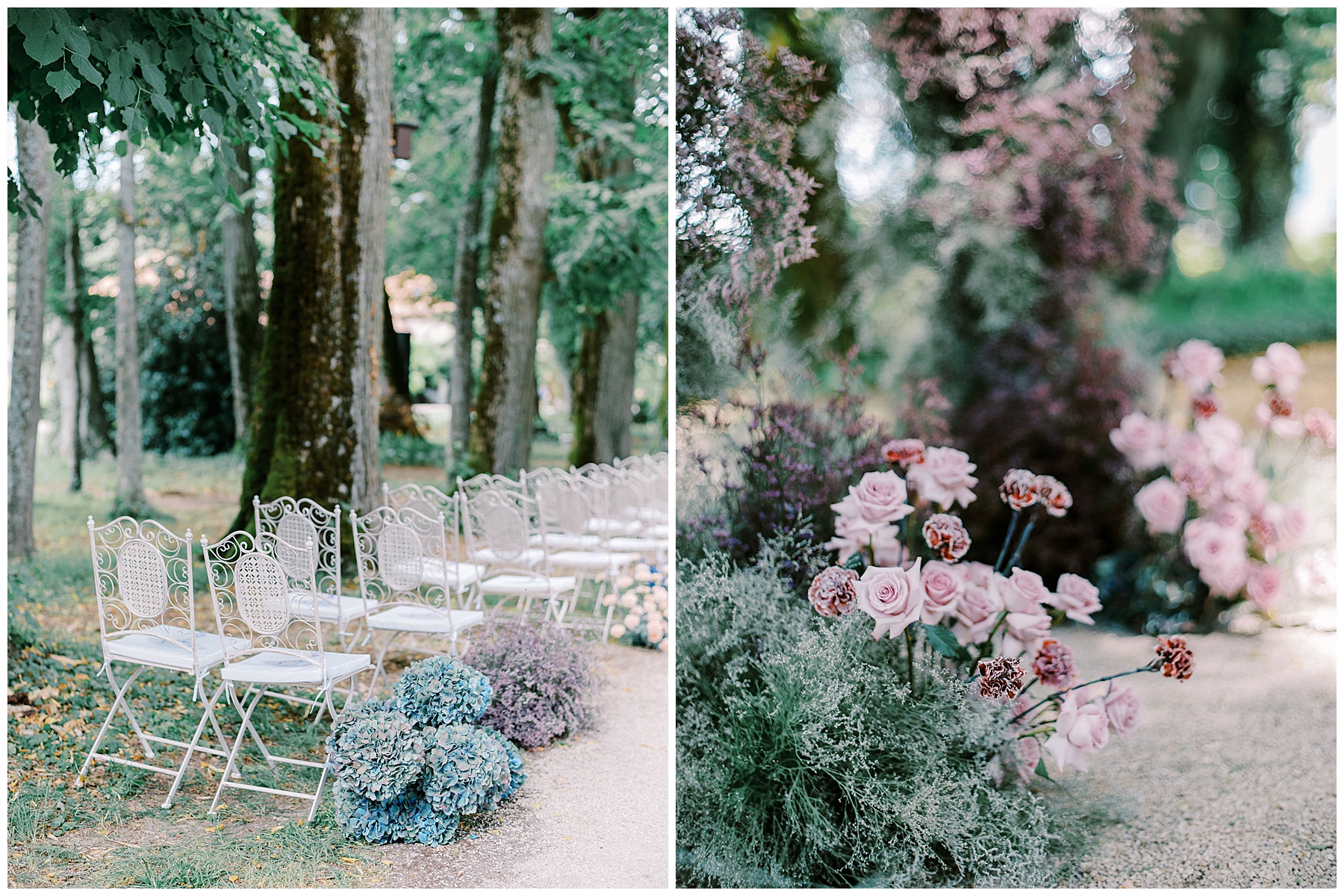 floral arrangements from Luxury Garden Wedding ceremony
