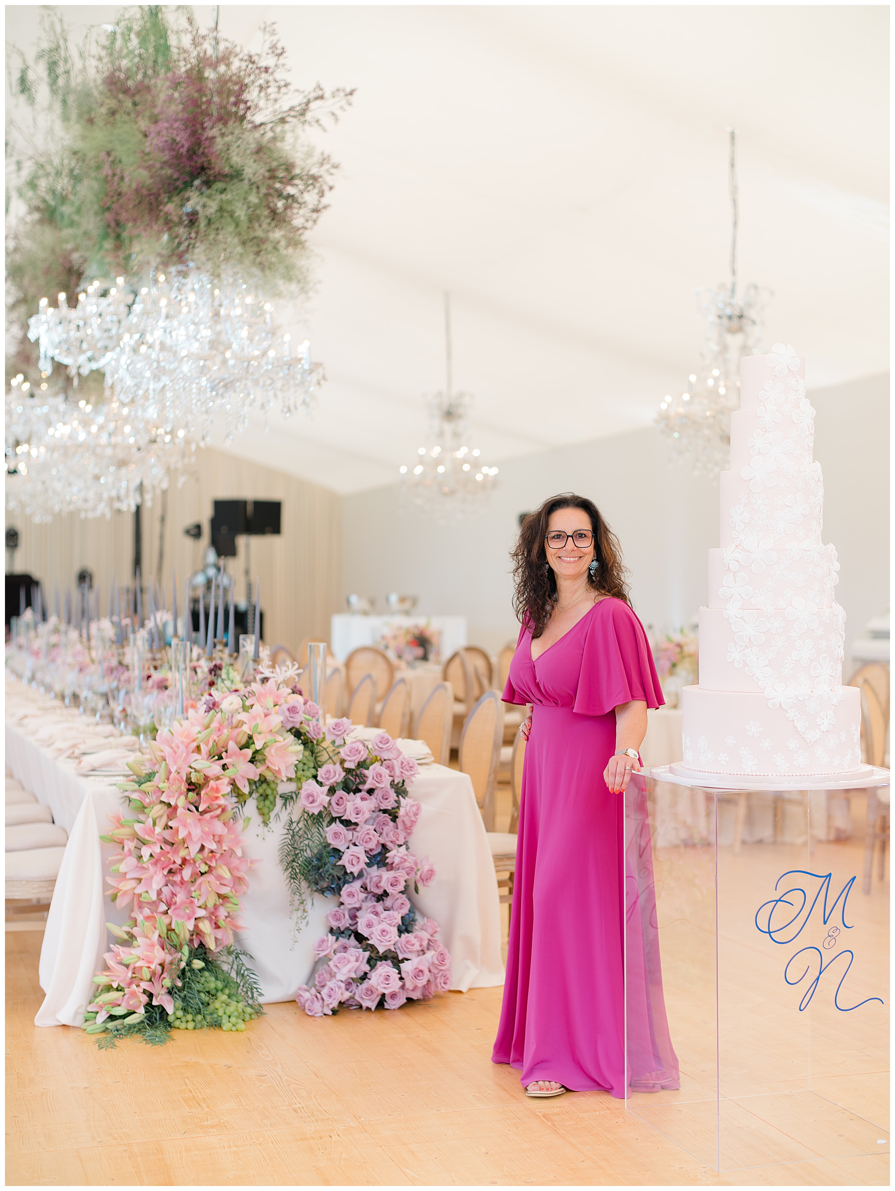 Wedding planner from Luxury Garden Wedding at Porte de Iris in Switzerland