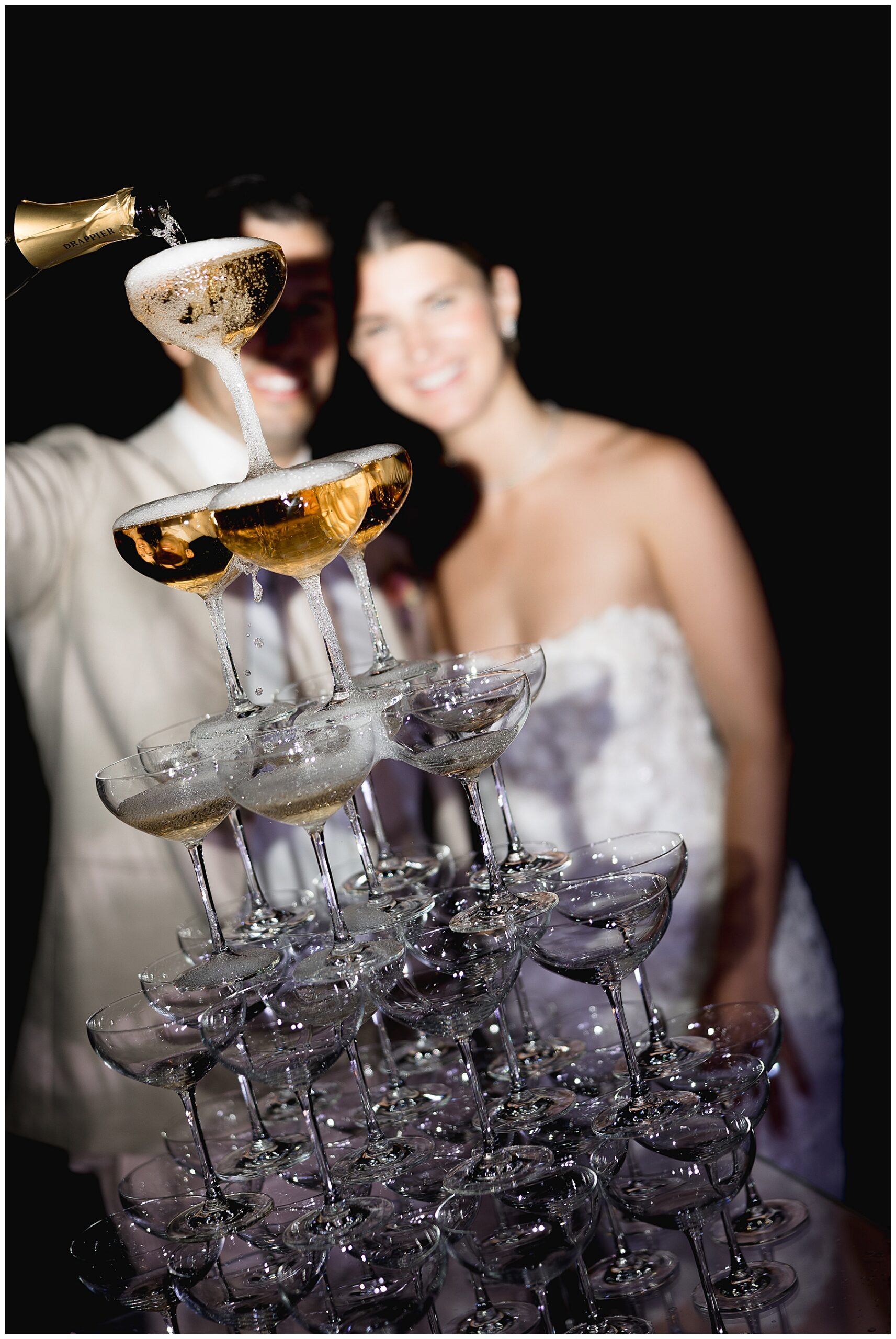 champagne tower