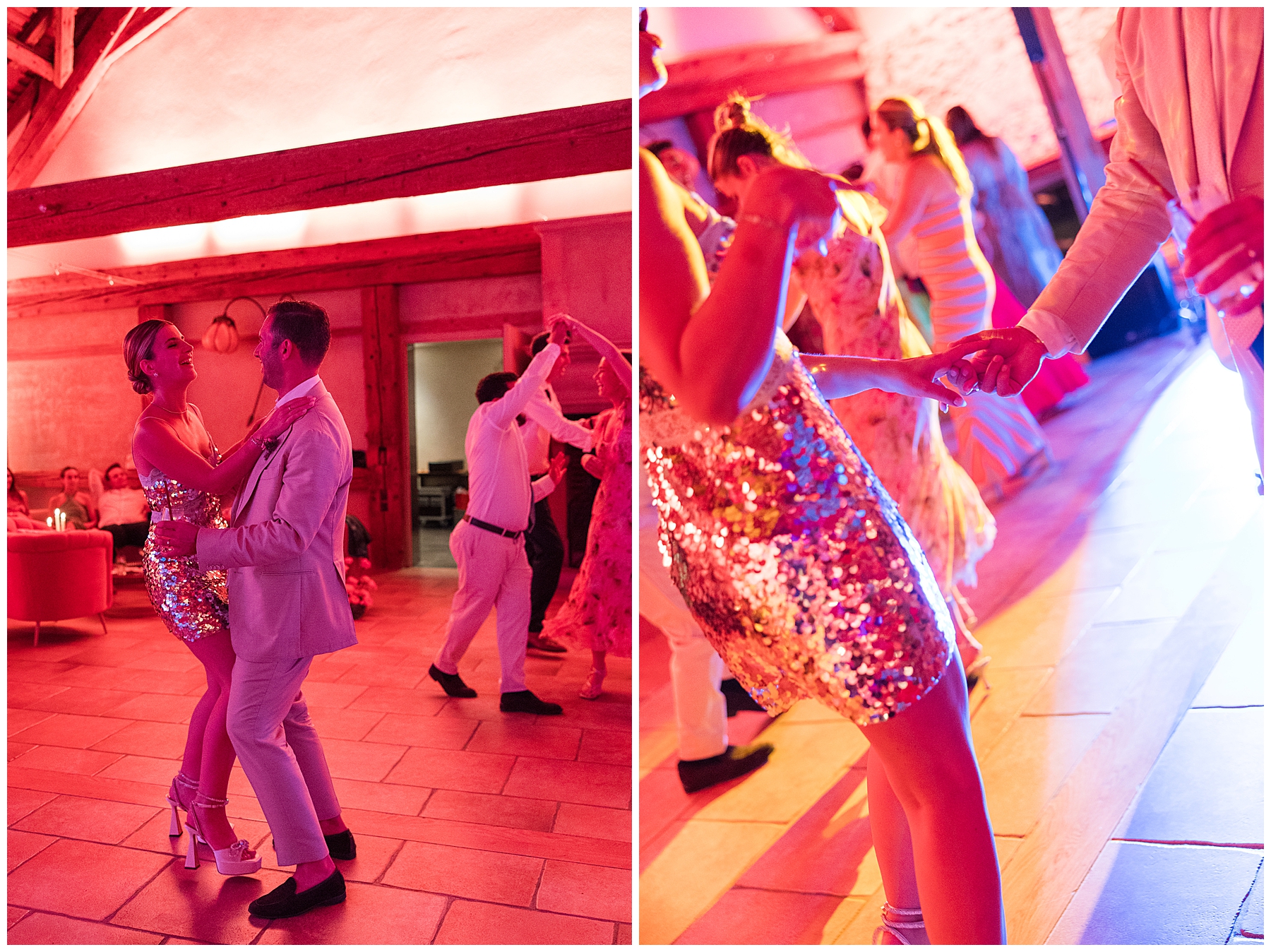 bride and groom dance at afterparty