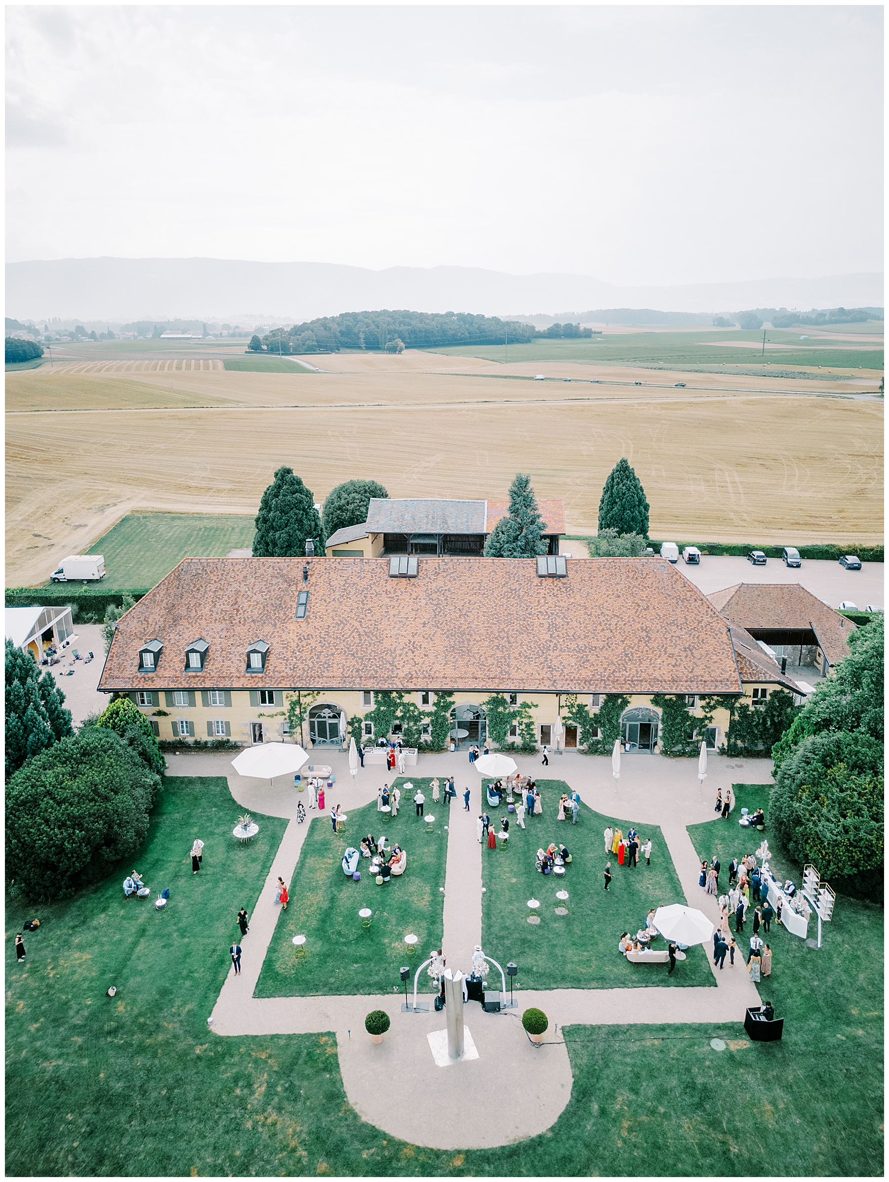 Luxury Garden Wedding at Porte de Iris in Switzerland